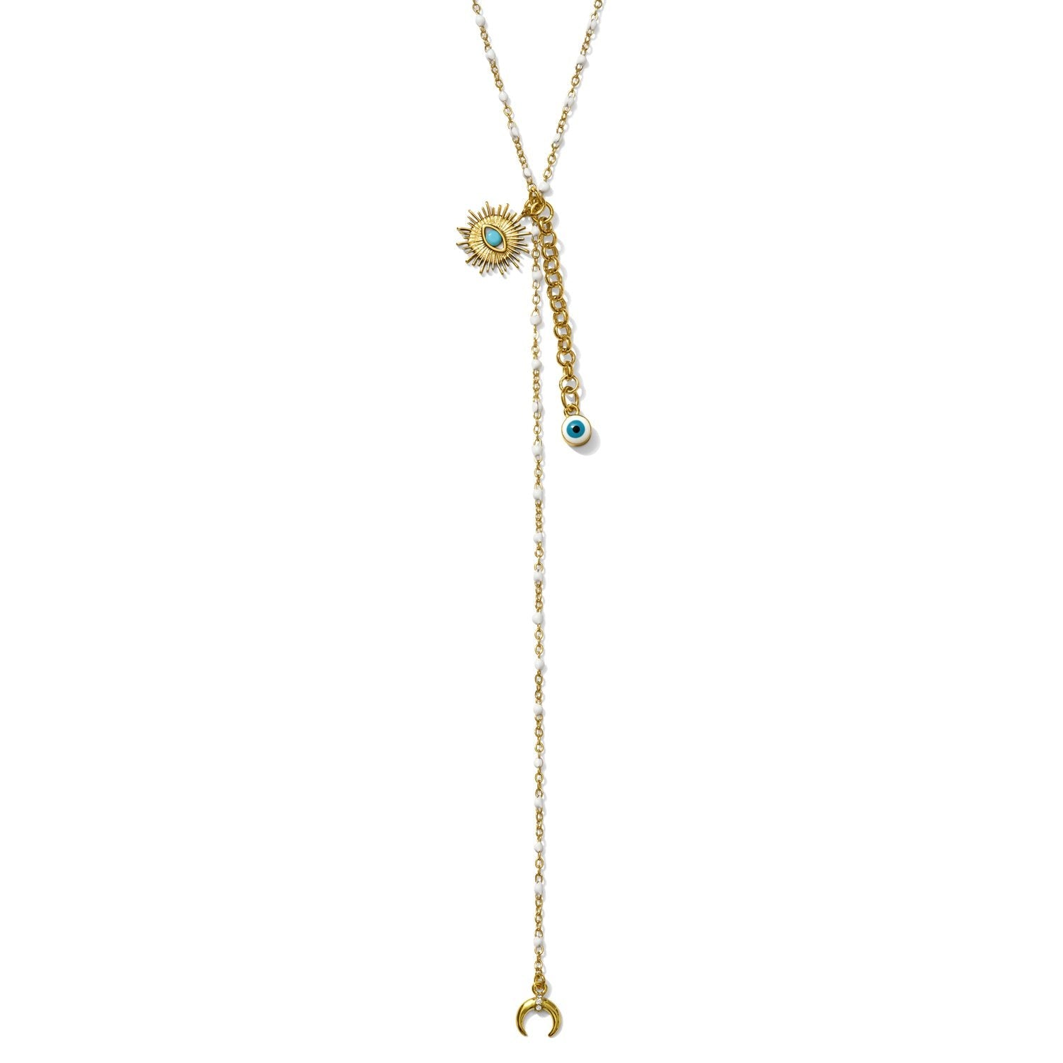 Paros Stargaze Bead Lariat