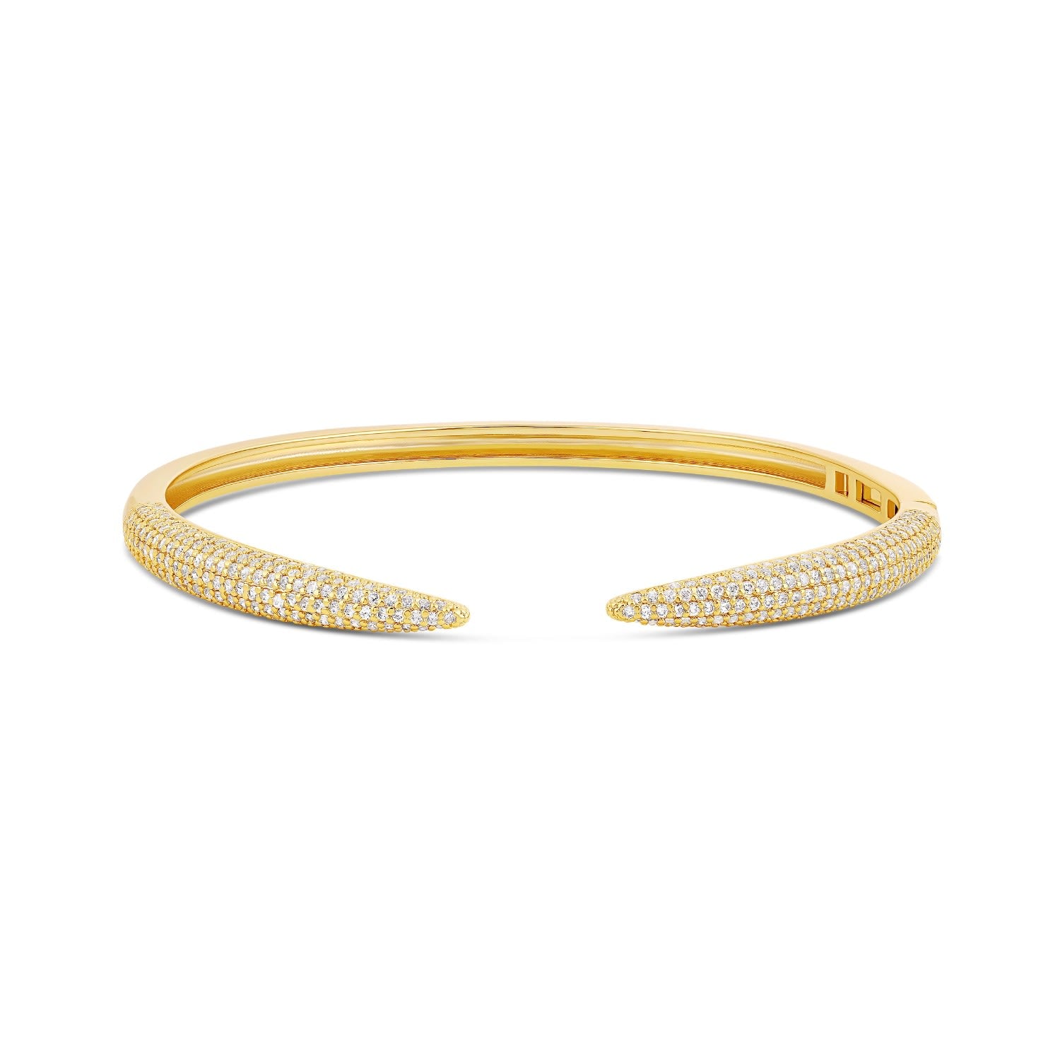 Pave Claw Cuff - Gold