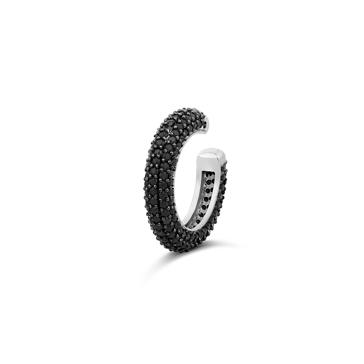 Pave Ear Cuff - Black