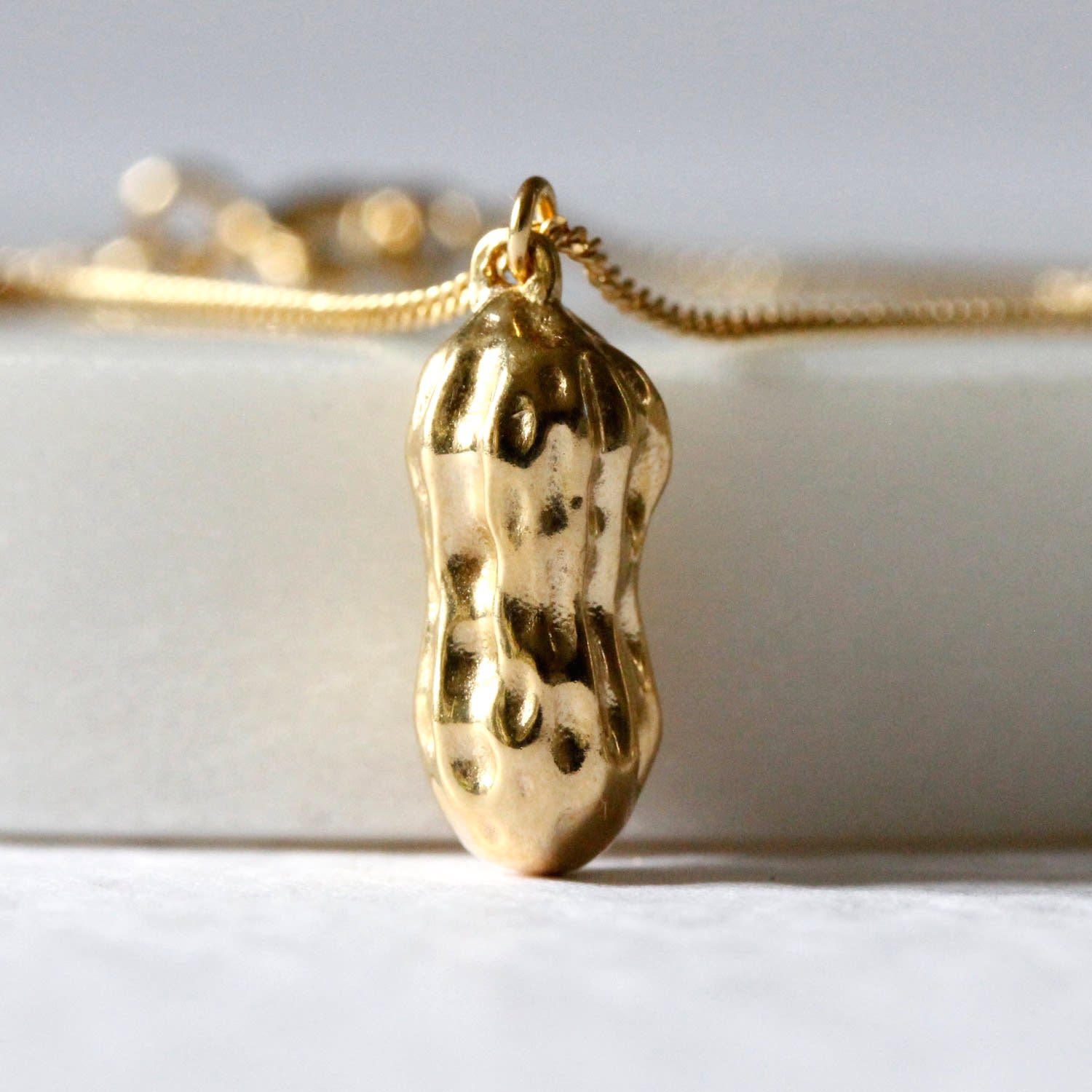 Peanut Necklace – Gold