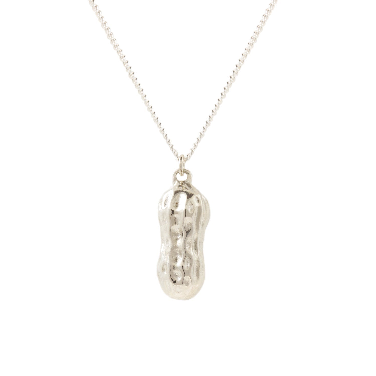 Peanut Necklace – Silver