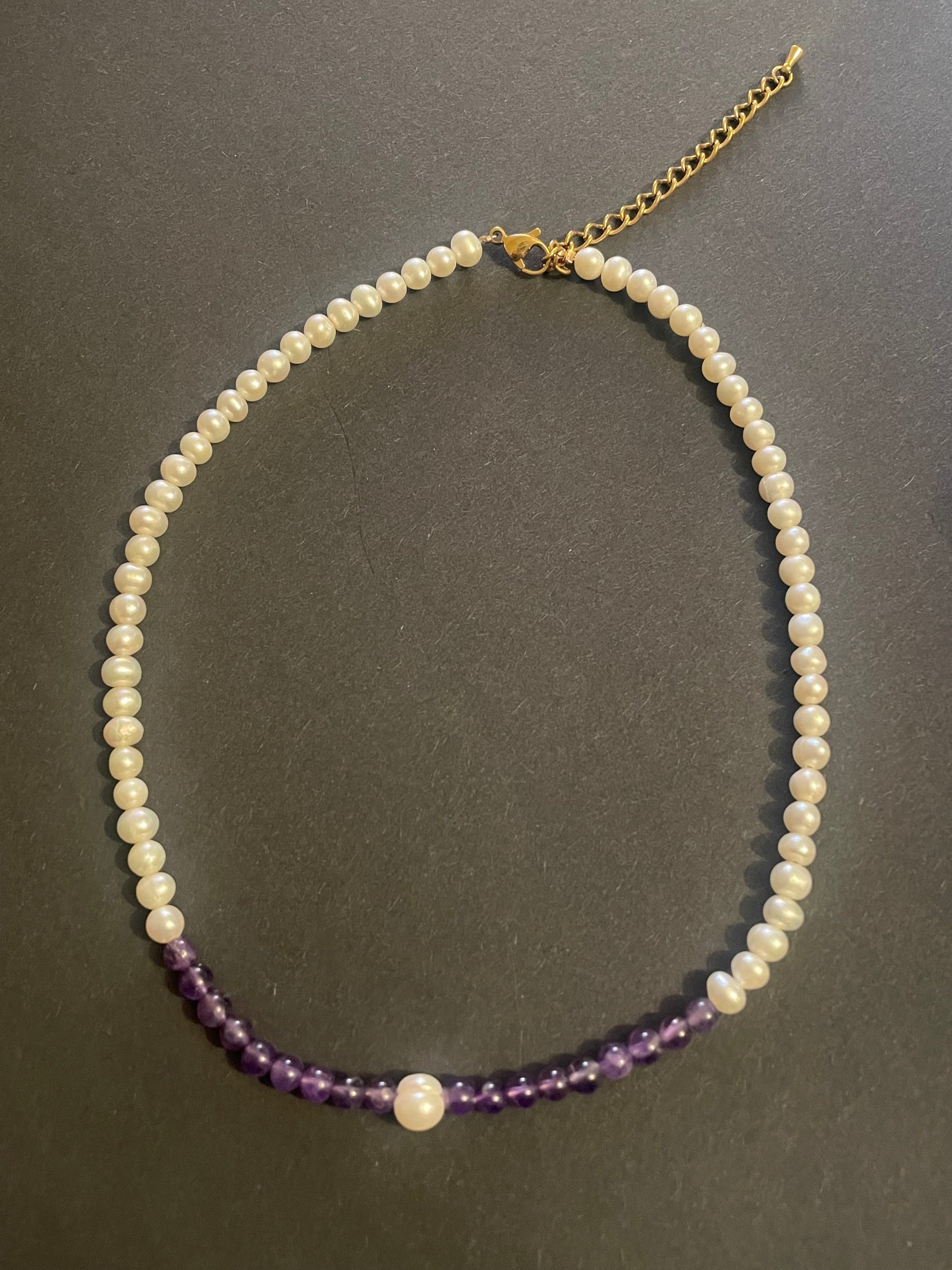 Pearl & Amethyst Necklace