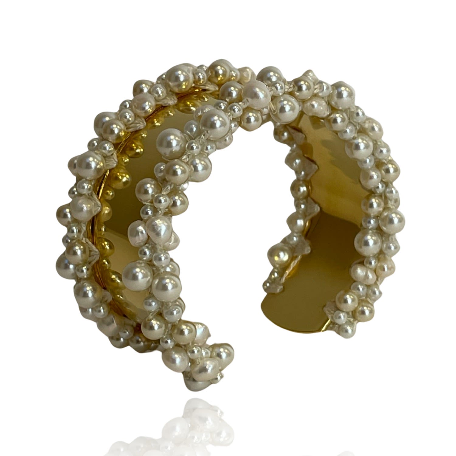 Pearl Cluster Bangle