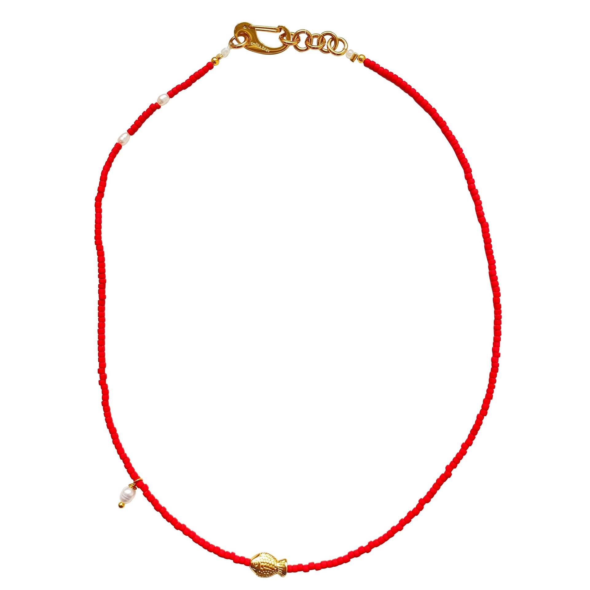 Red Fish Necklace