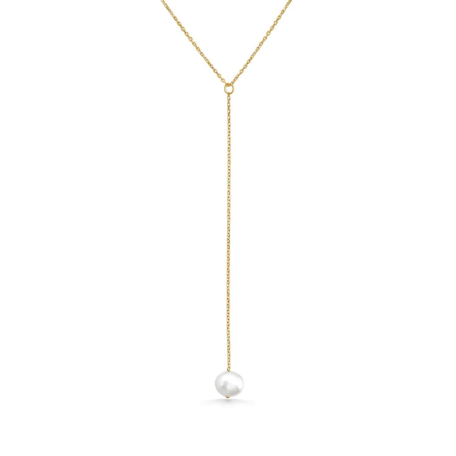 Pearl Gold Lariat