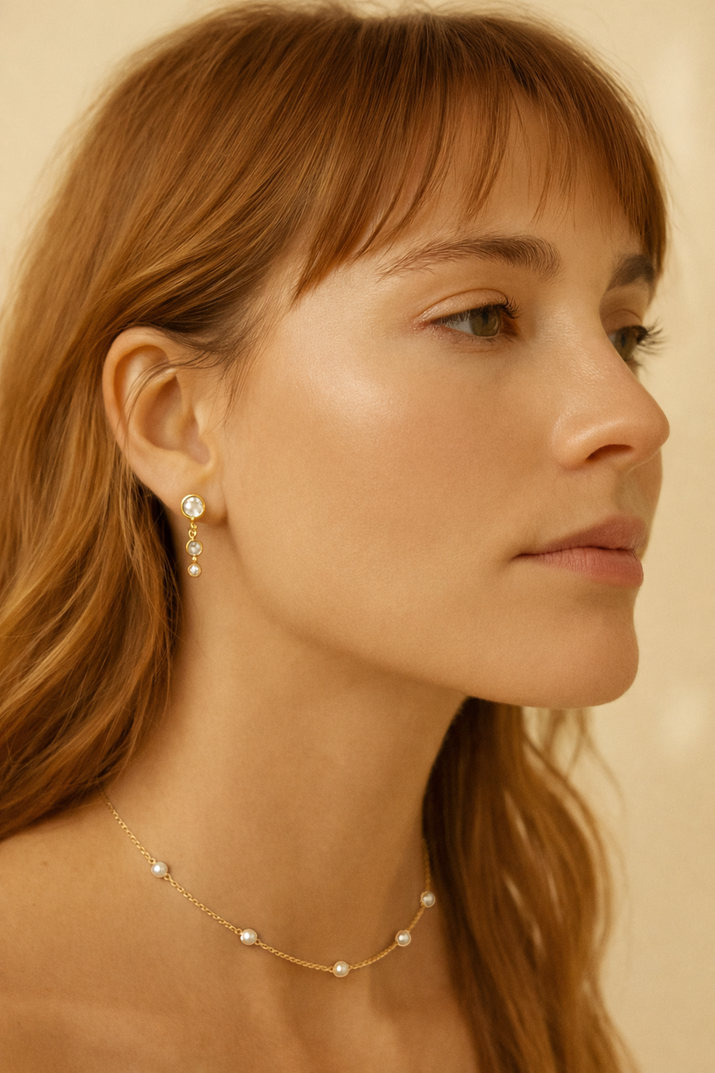 Aurora Diamond & Pearl Stud Earrings