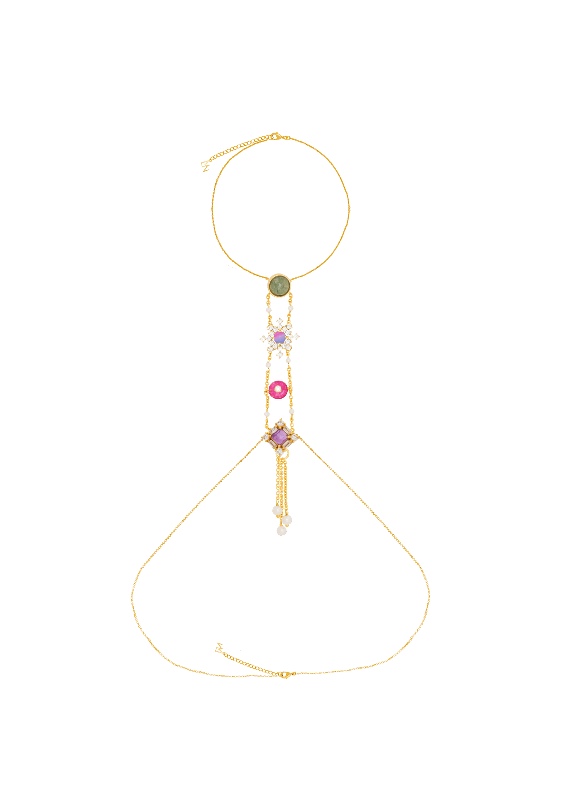 Galatea Multicolor Body Chain