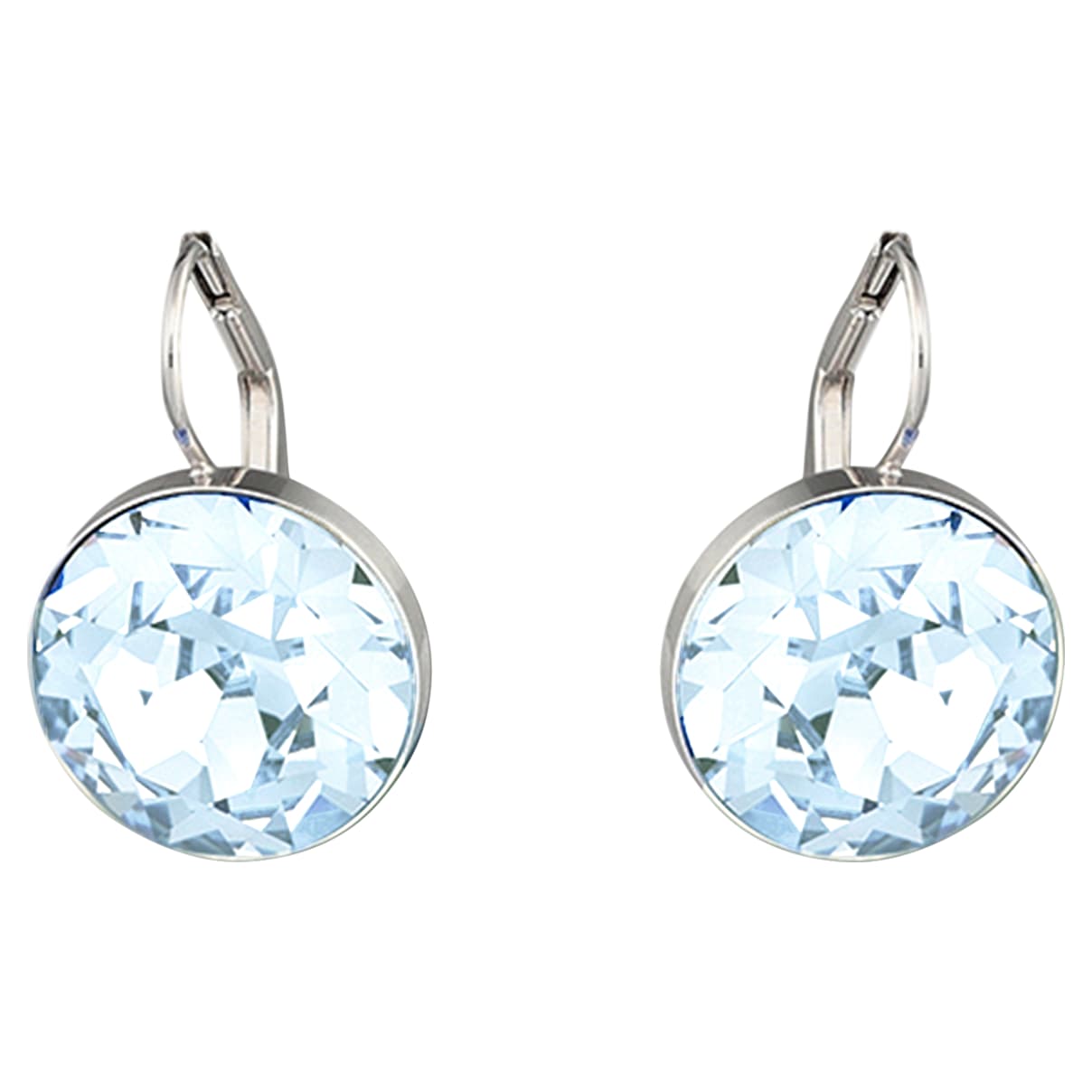 BELLA DROP EARRINGS BLUE RHODIUM PLATED