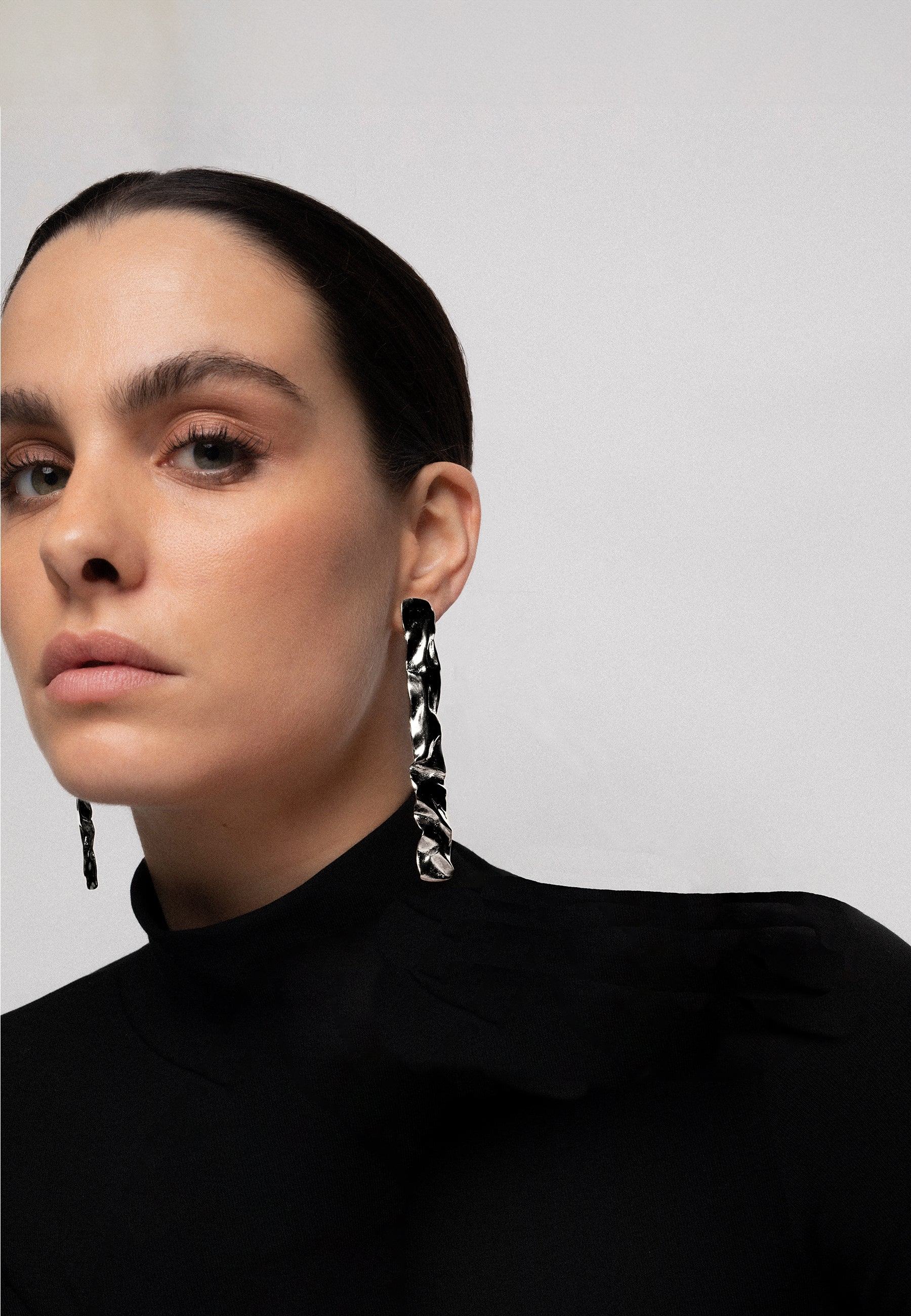 Clemence Silver Earrings