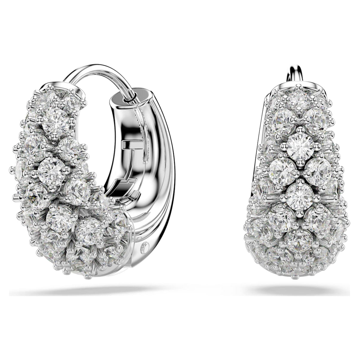 SUBLIMA EARRINGS WHITE RHODIUM PLATED