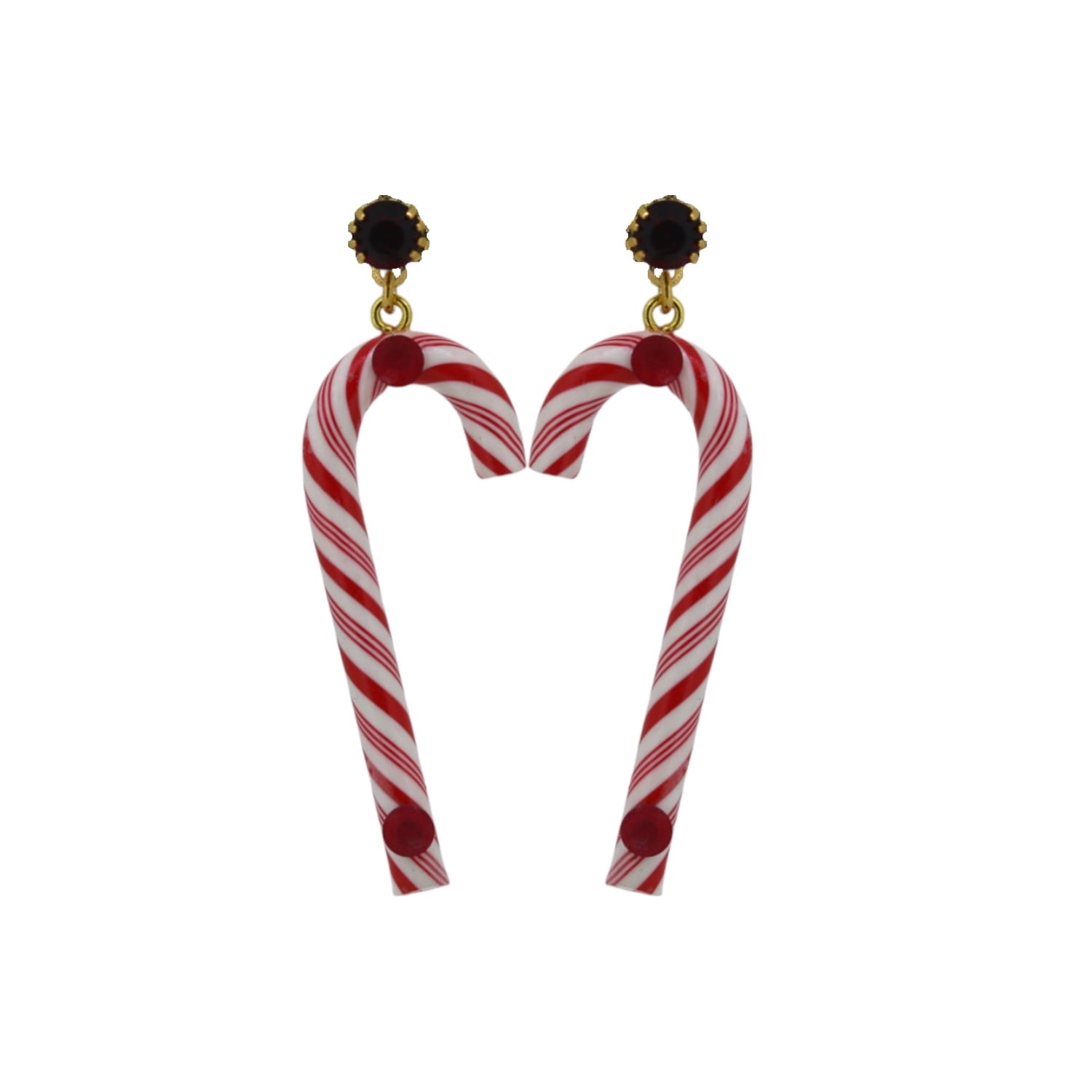 Peppermint Candy Cane Earrings