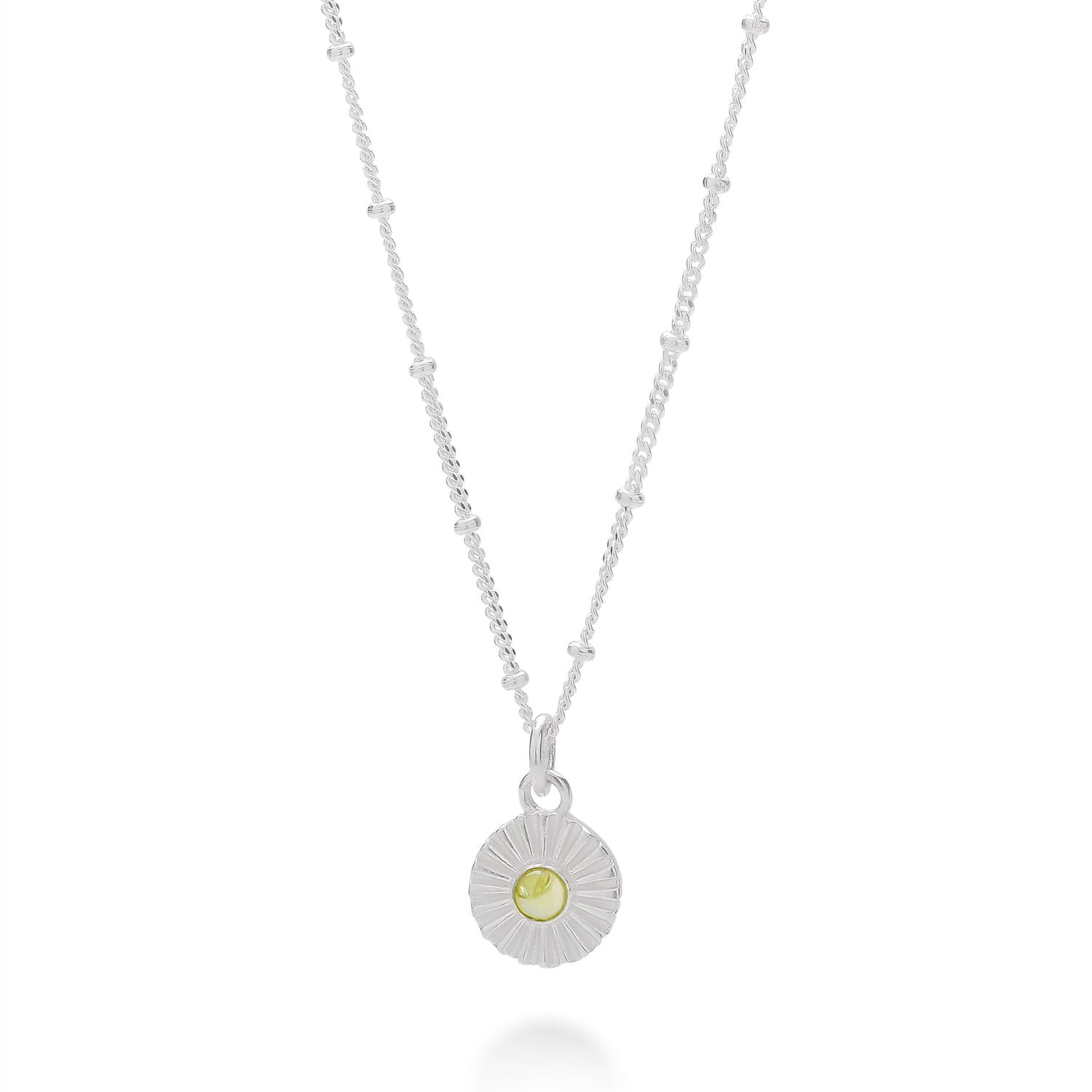 Peridot Radiance Birthstone Necklace - August