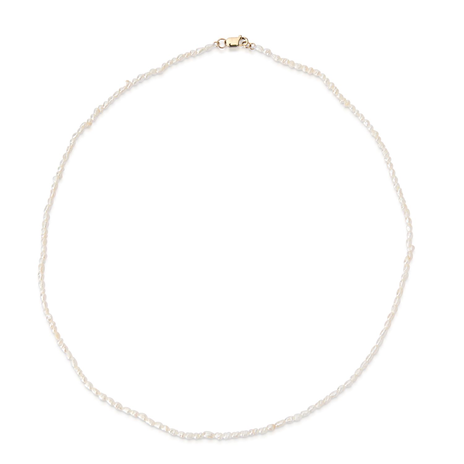 Perla - Recycled Gold & Seed Pearl Choker
