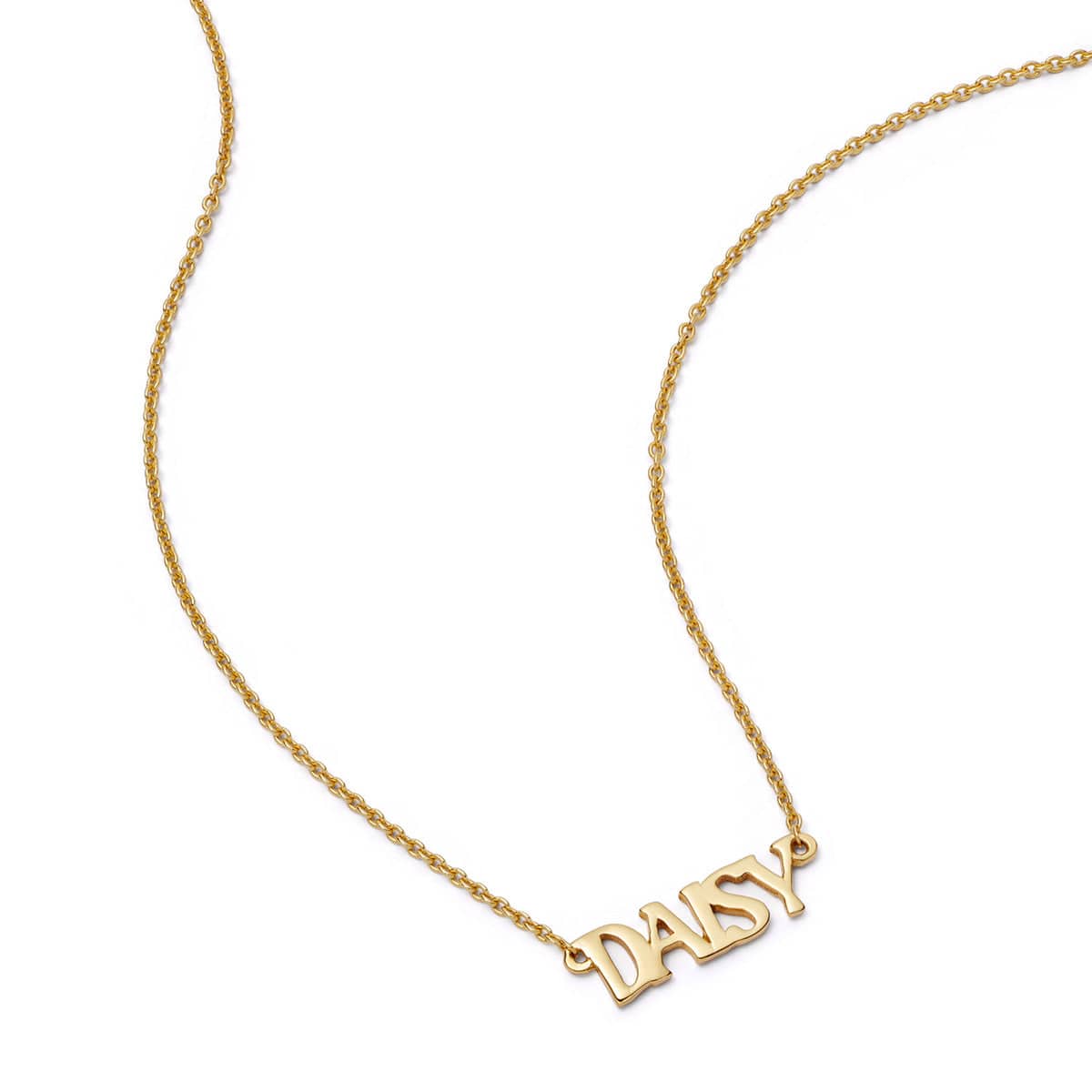Personalised Name Necklace Solid Gold