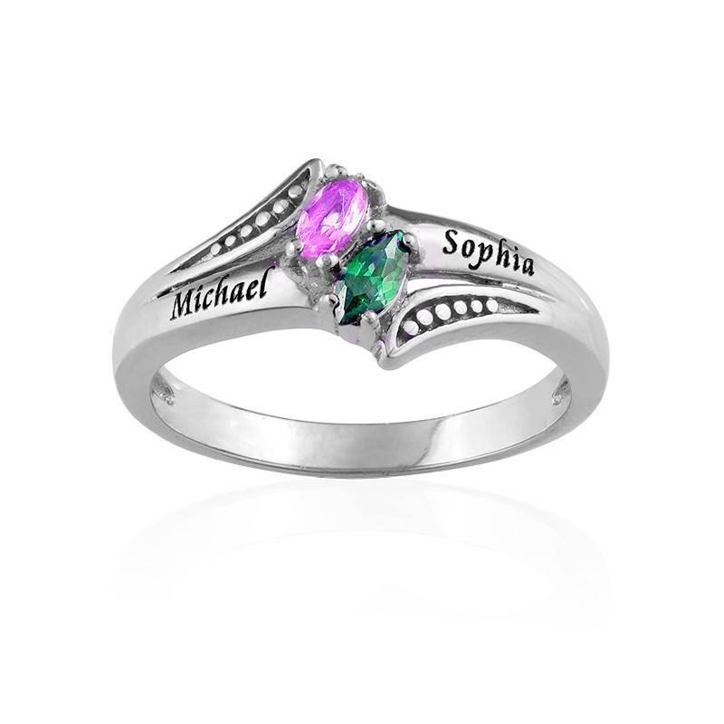 Gifts to Get Your Mom - Personalized Birthstone Ring - Mother's Ring