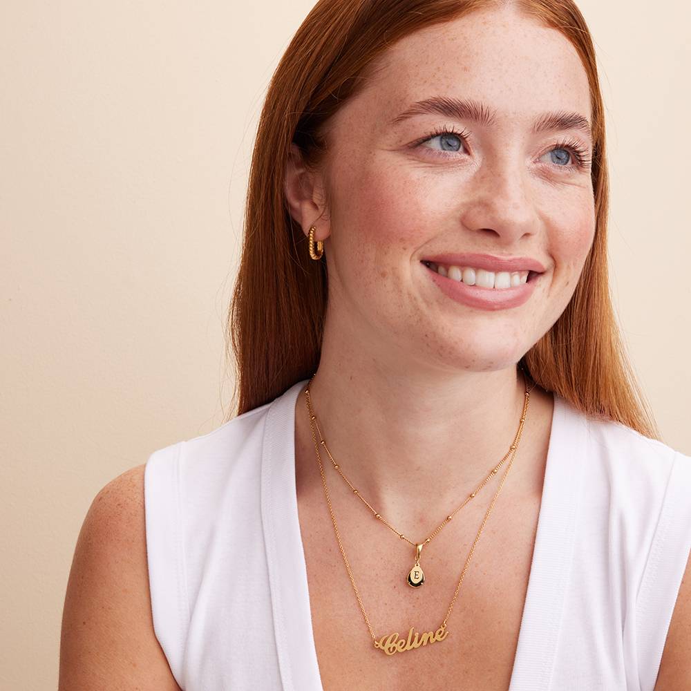 Personalized Classic Name Necklace in Vermeil - Sister Gifts