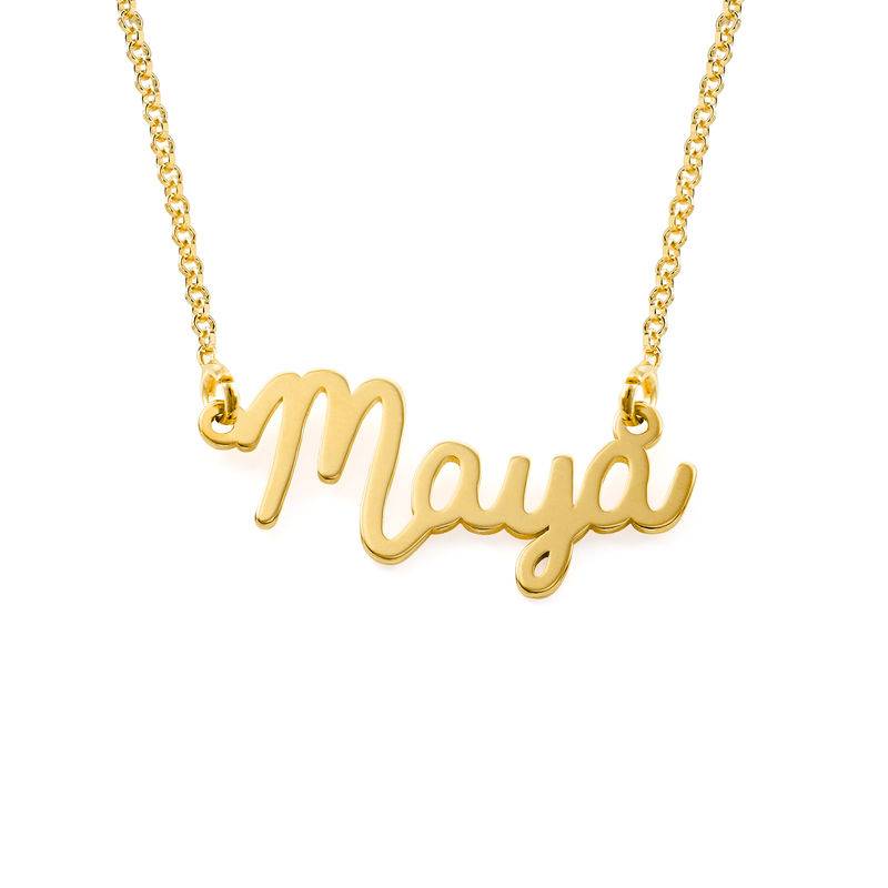 Personalized Cursive Name Necklace in 18k Gold Vermeil - Mini Design