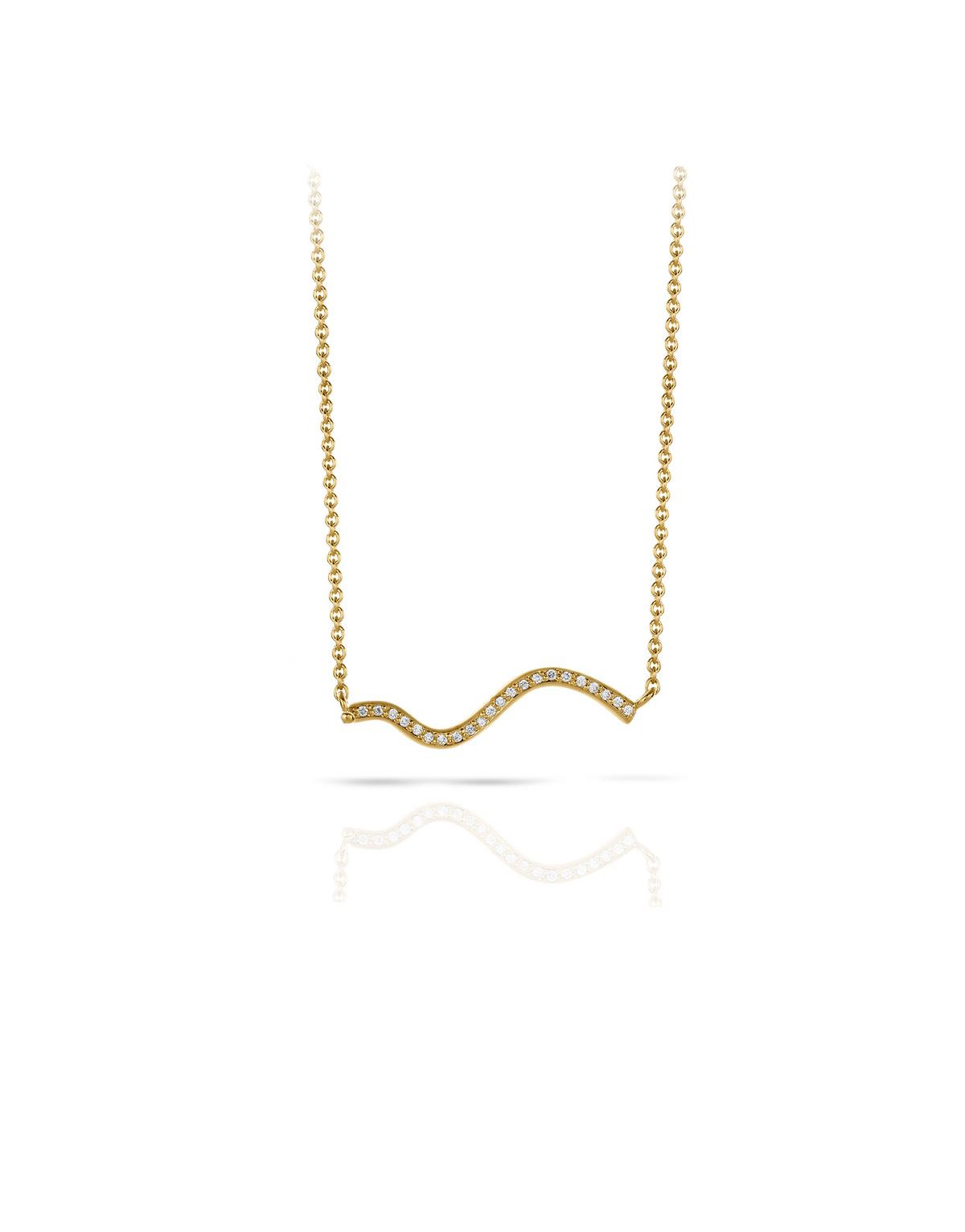 PETITE COMETE PAVÉ NECKLACE