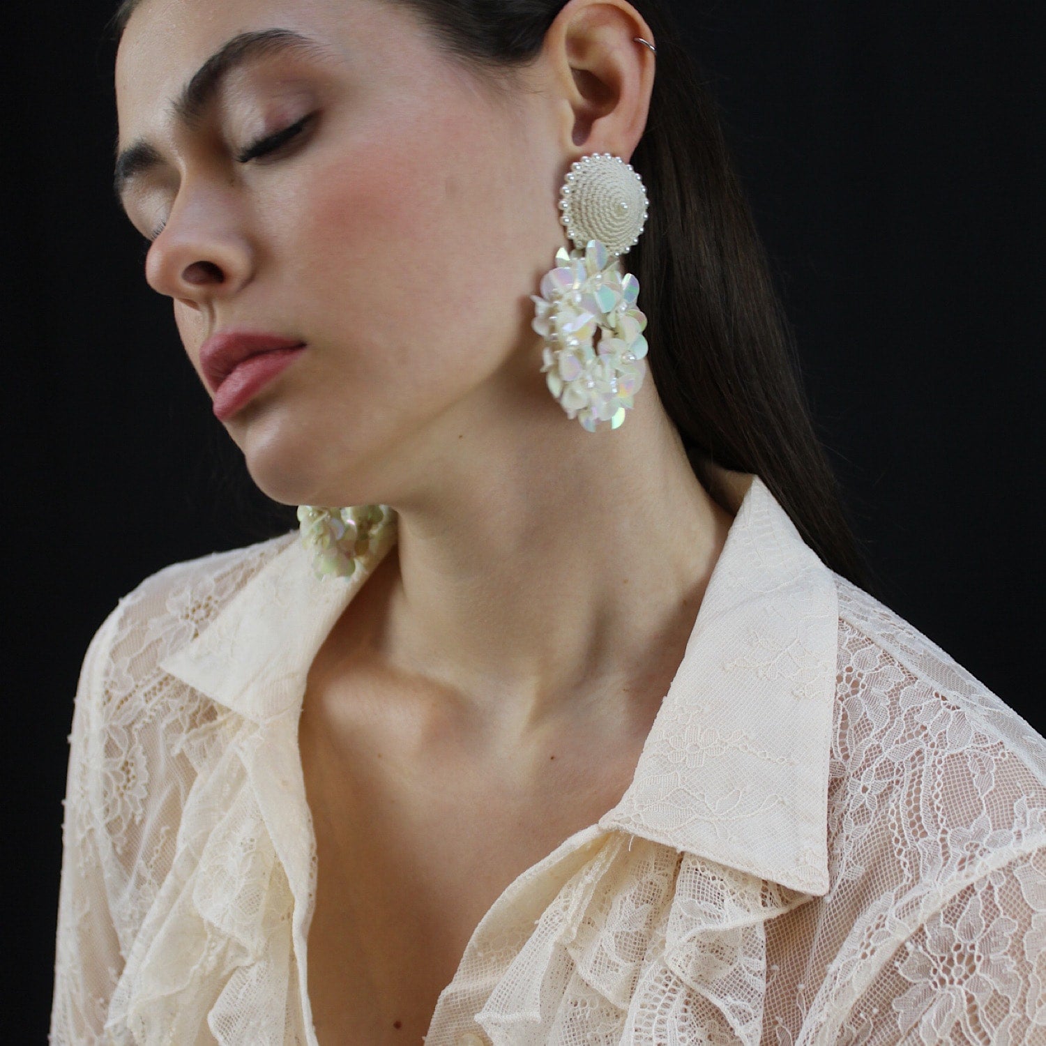 Petite Yasmine Hoops Shell