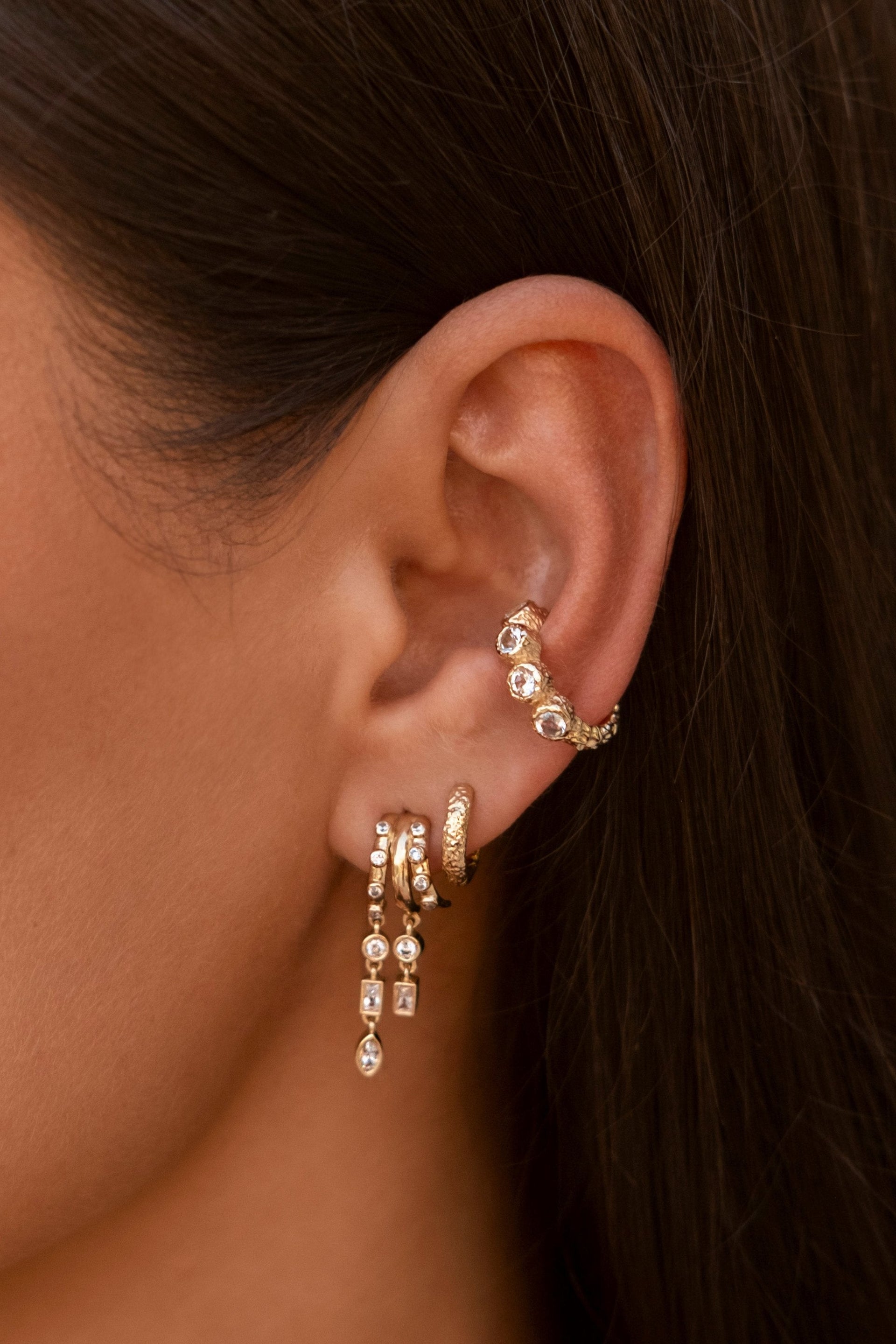 Petra Earrings - Gold