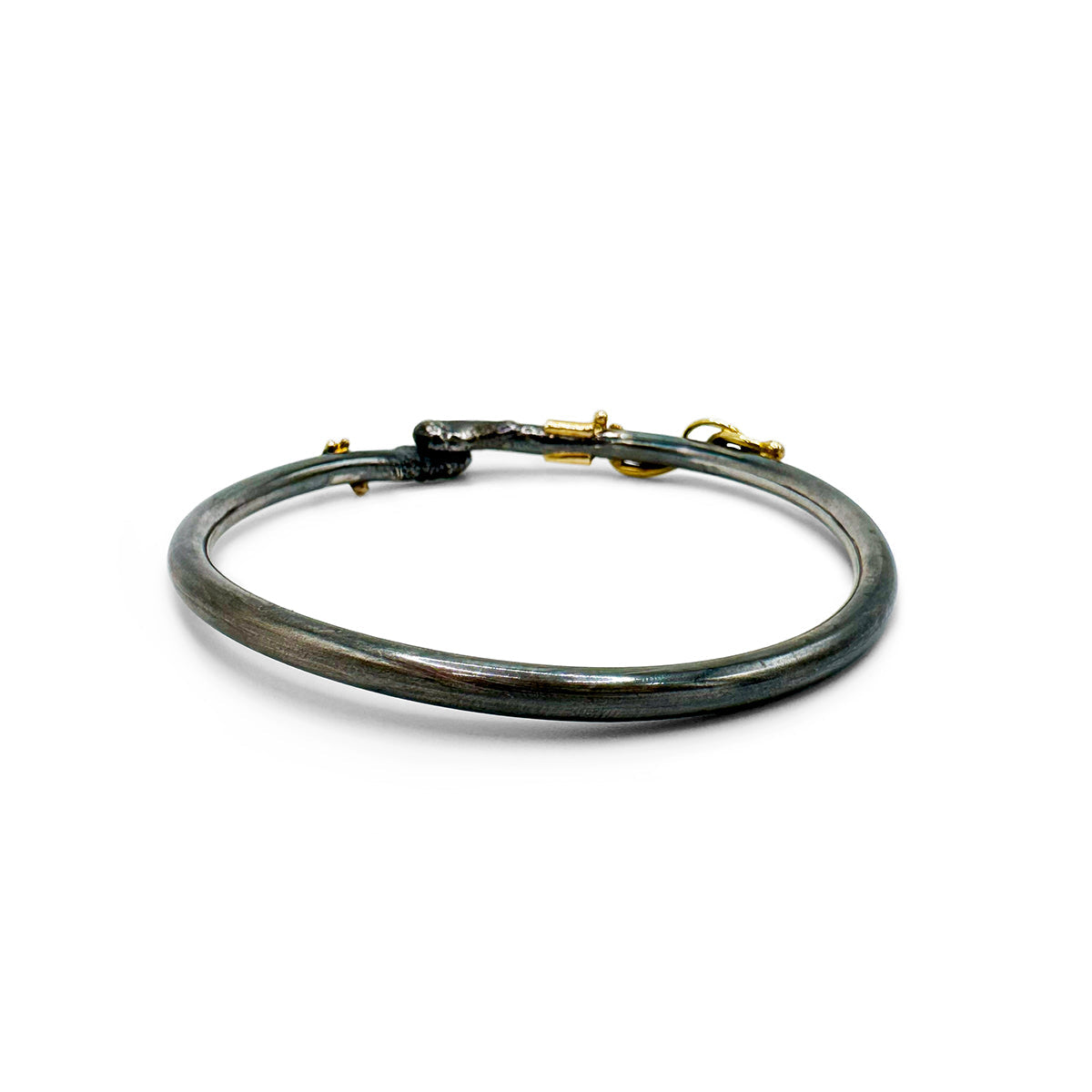 Pharaoh's Bangle - Yellow Gold, Natural Diamond