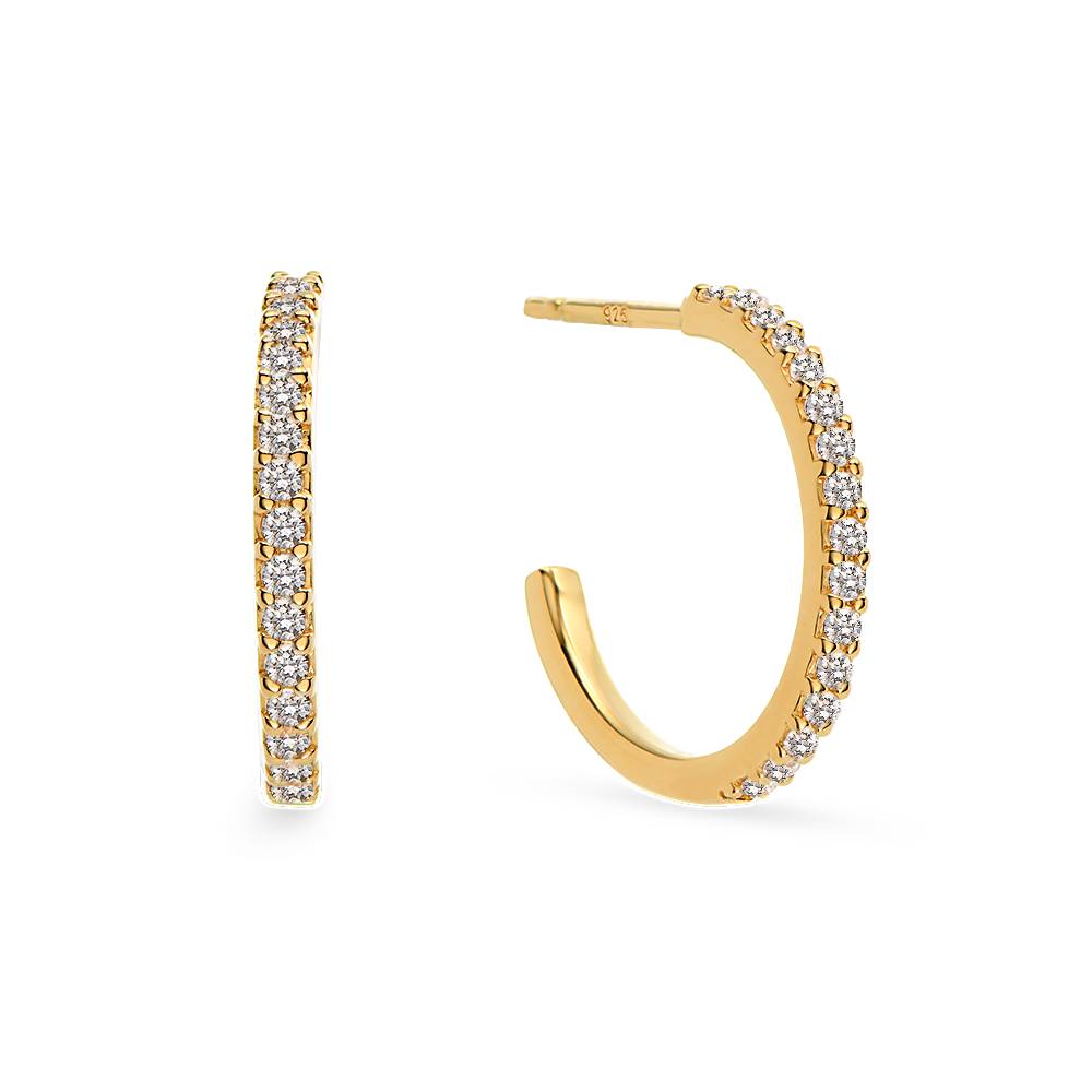 Phoebe Huggies in 18K Gold Vermeil