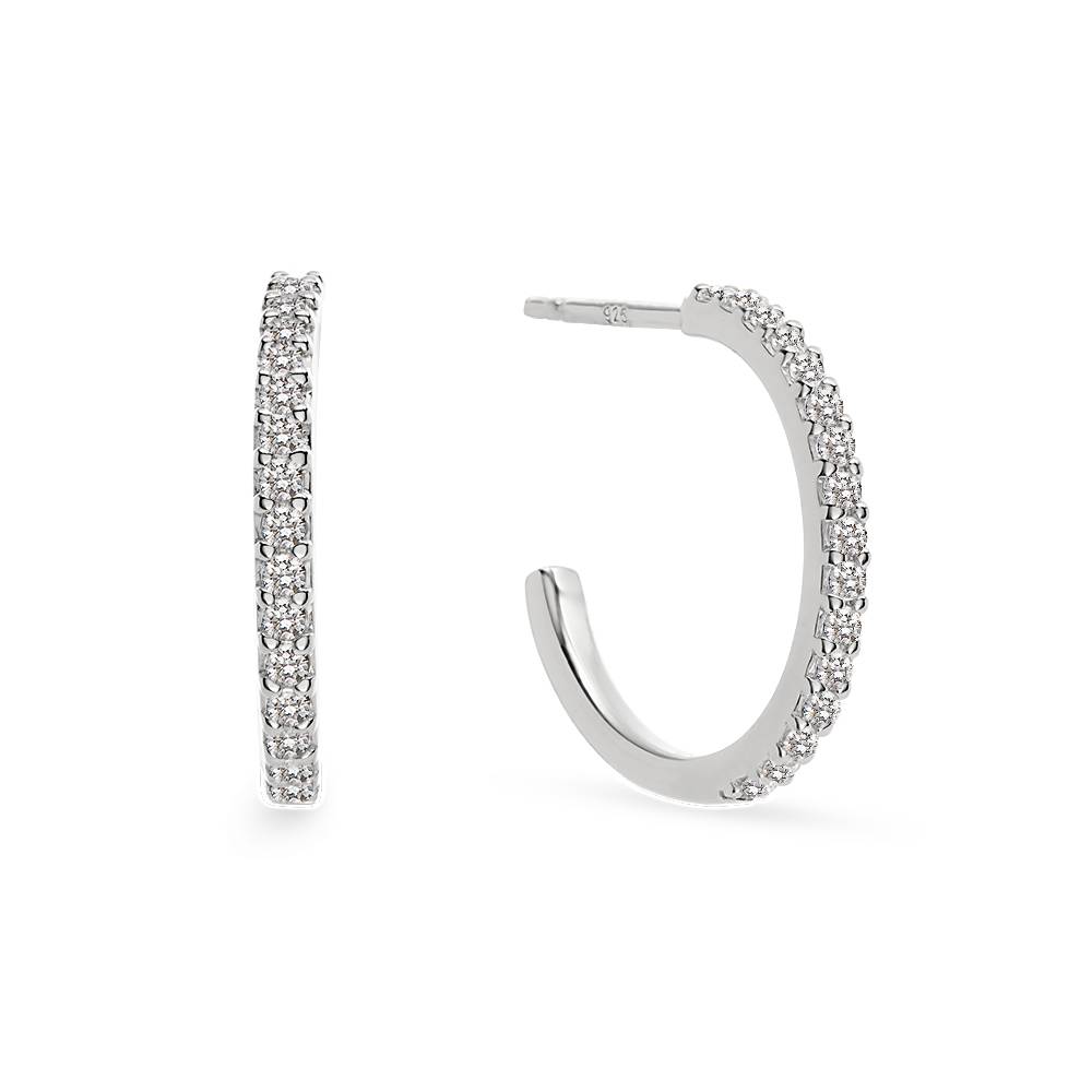 Phoebe Huggies in Sterling Silver