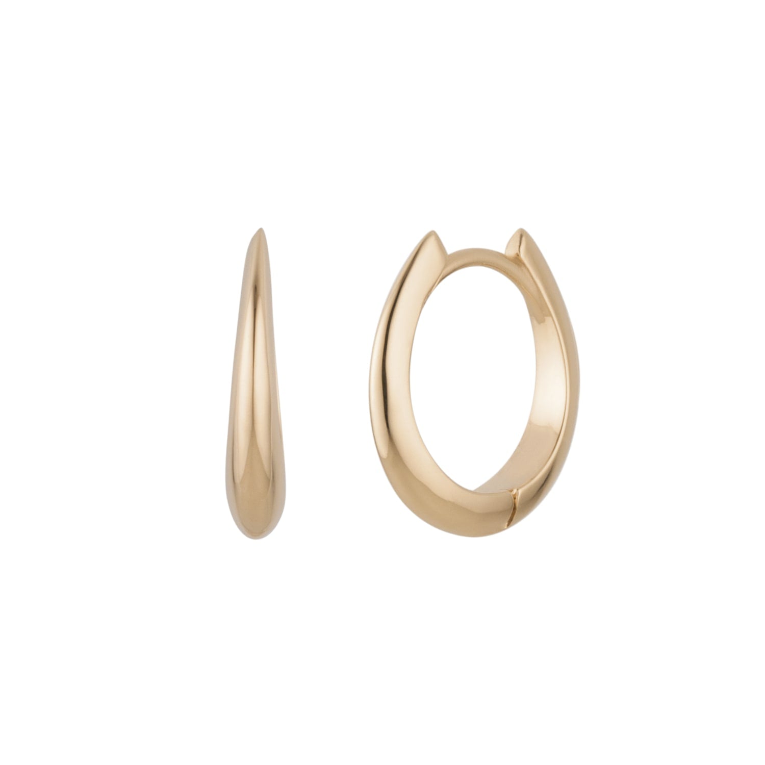 Piccolo Gold Huggie Hoops