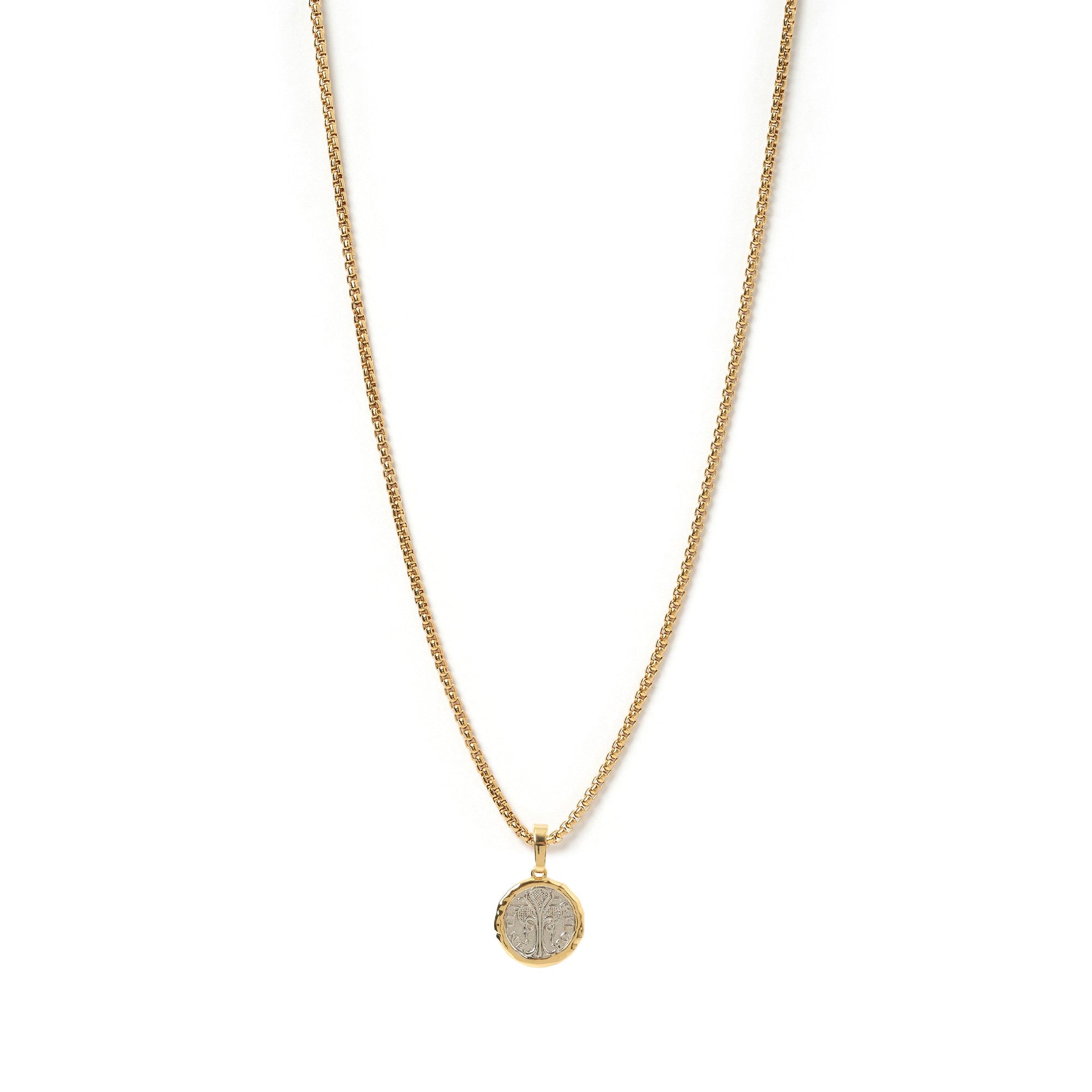Piccolo Men's Charm Necklace - Gold