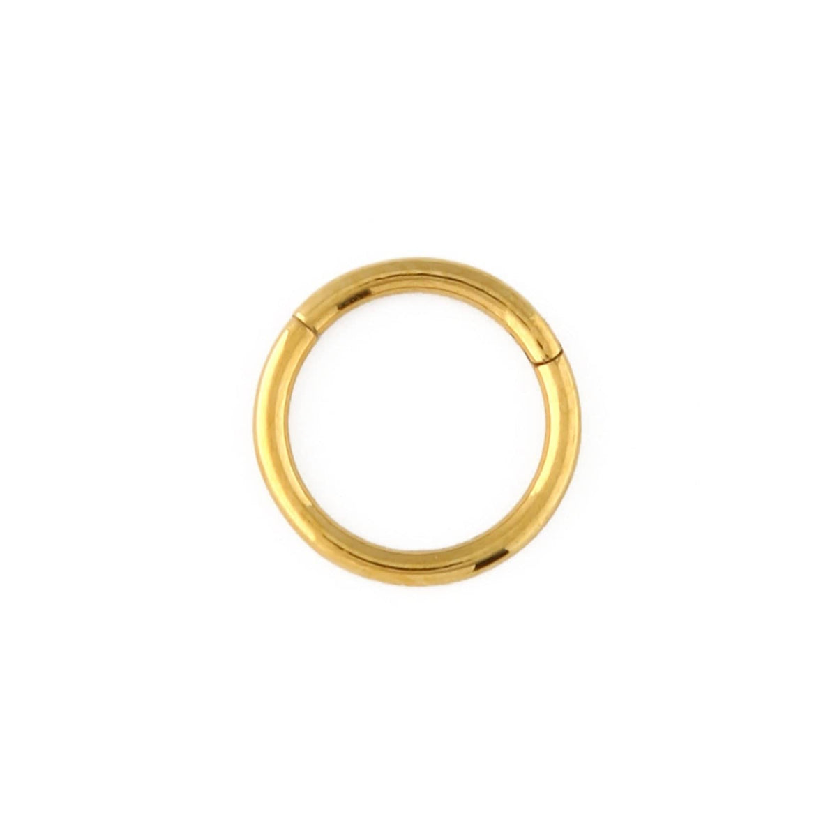 Clean Metal Clicker Hoop 8mm - Gold