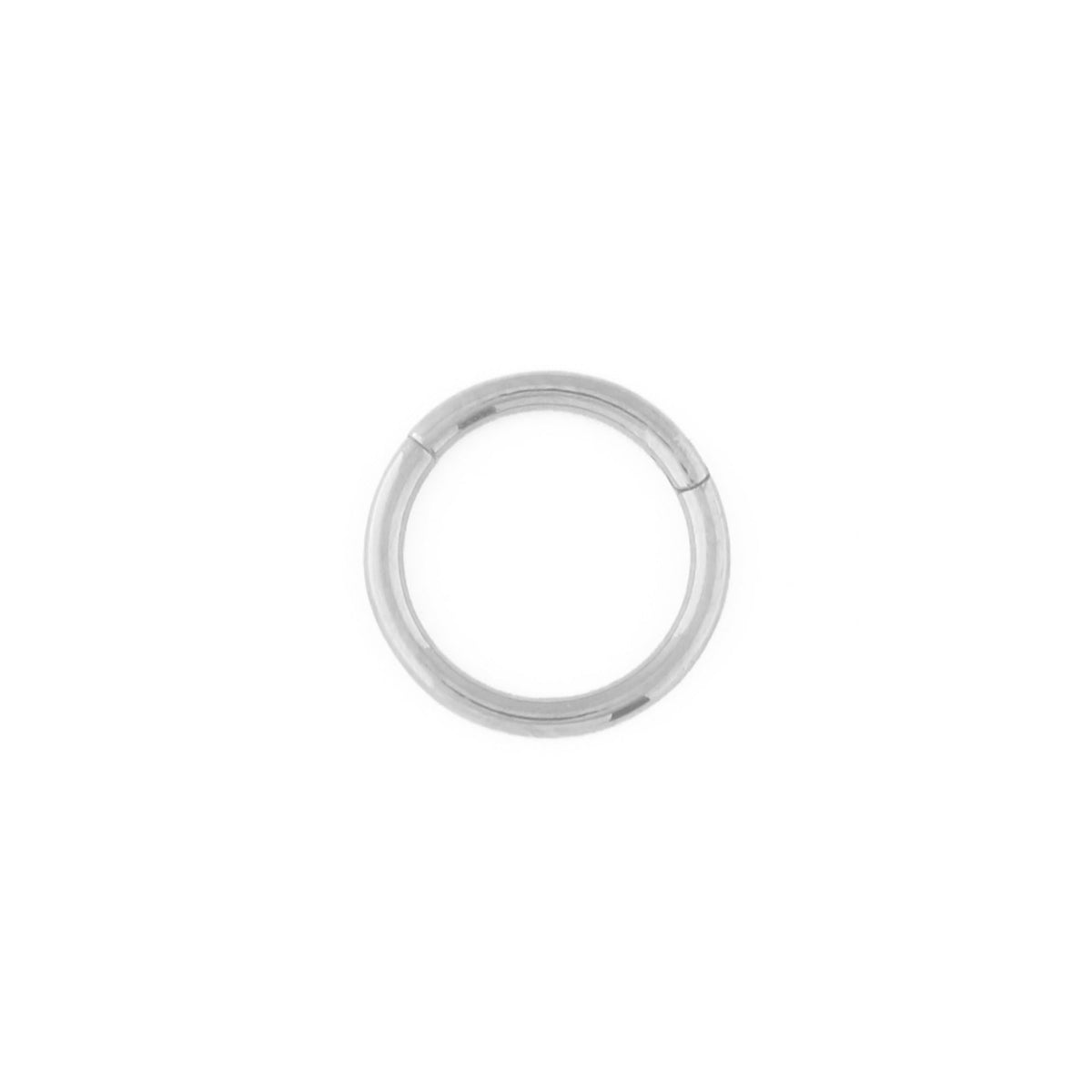 Clean Metal Clicker Hoop 8mm - Silver