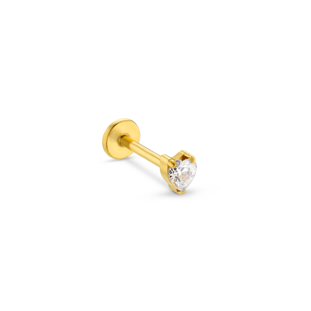 Crystal Heart Labret