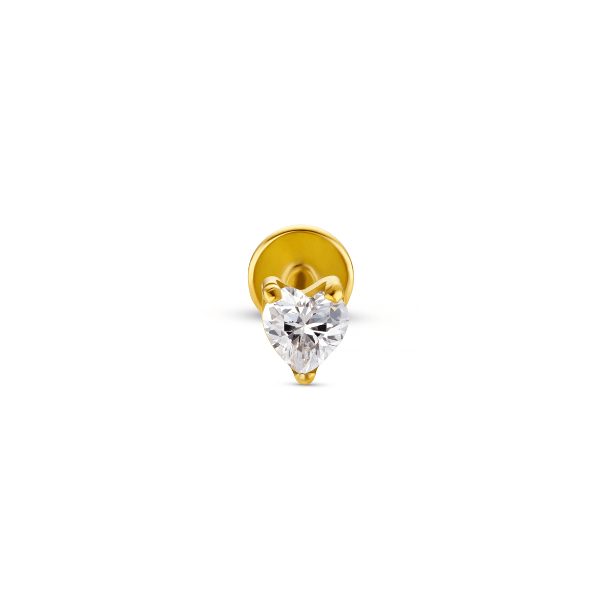 Crystal Heart Labret