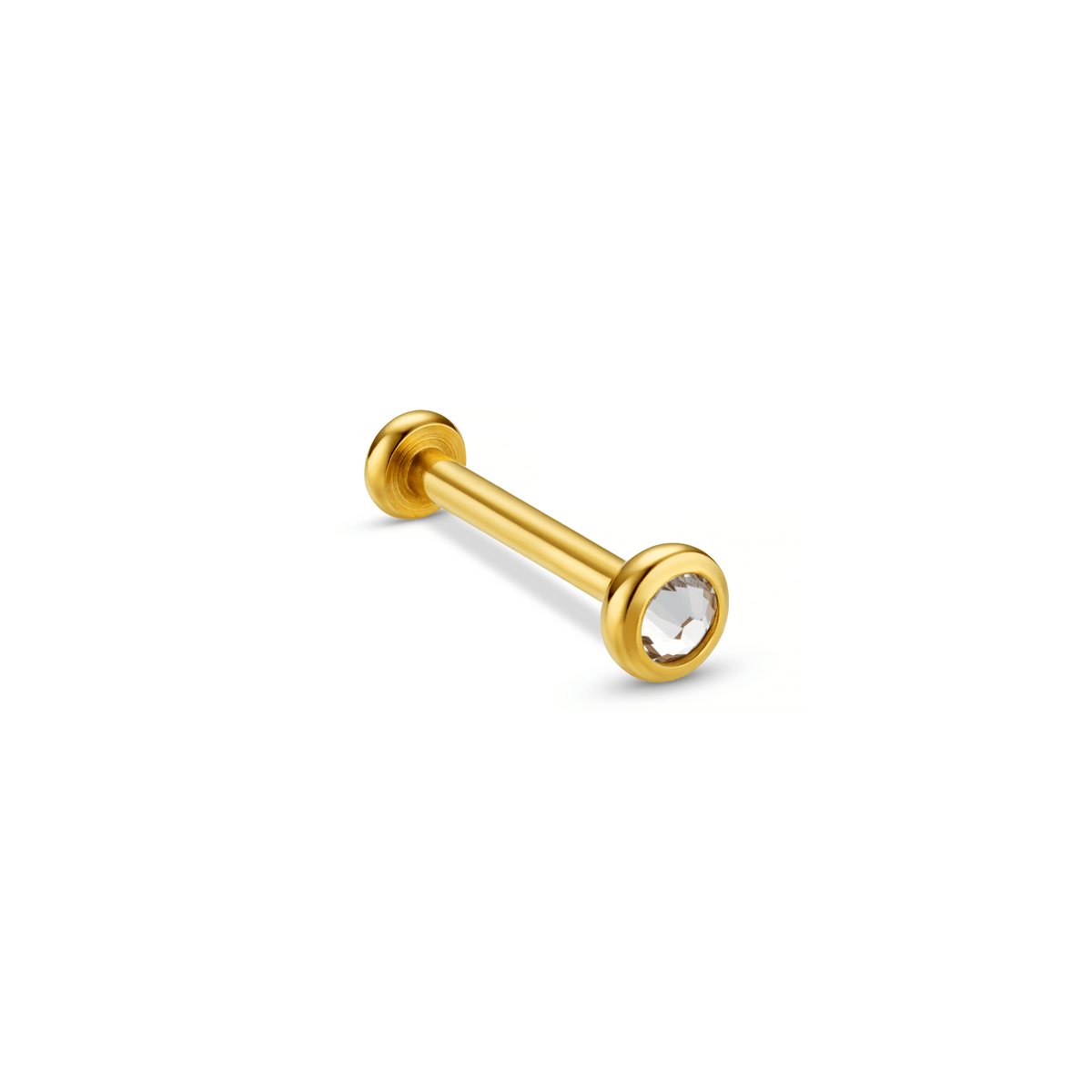Crystal Labret Made With Swarovski® Crystal - Gold