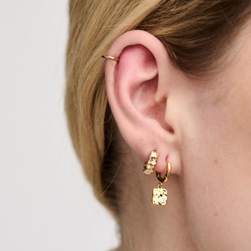 Mini Clicker Hoop 6mm - Gold
