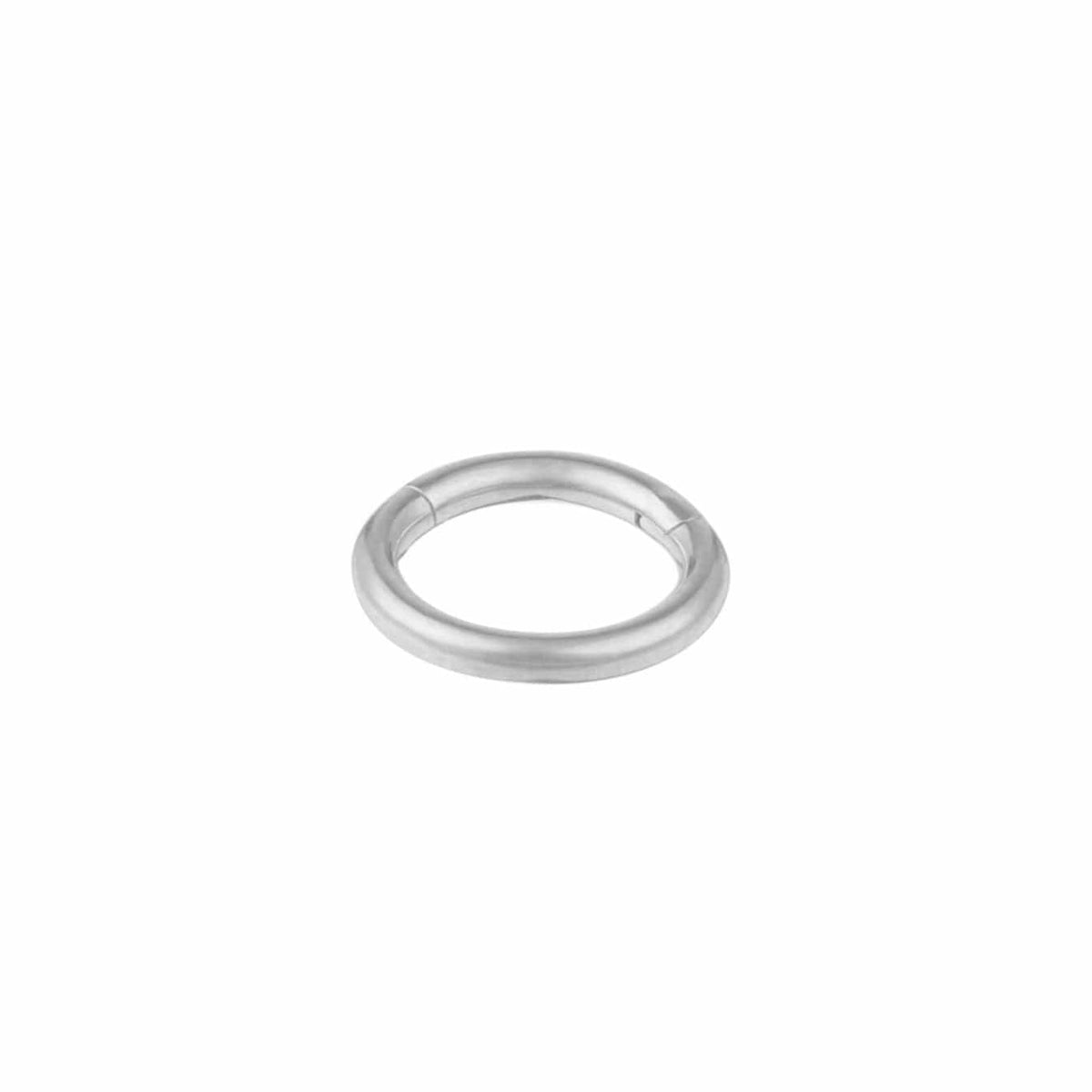 Mini Clicker Hoop 6mm - Silver