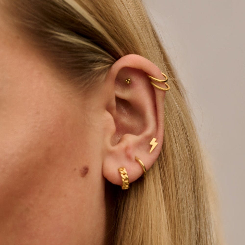 Trinity Cluster Labret - Gold
