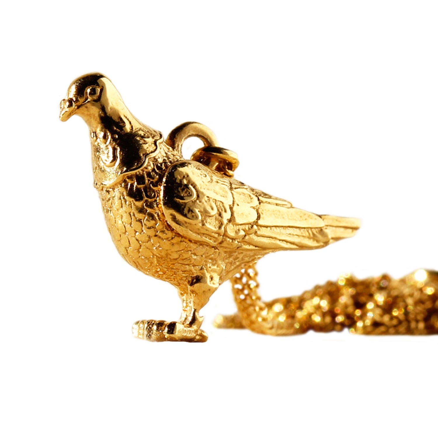 Pigeon Necklace – Gold