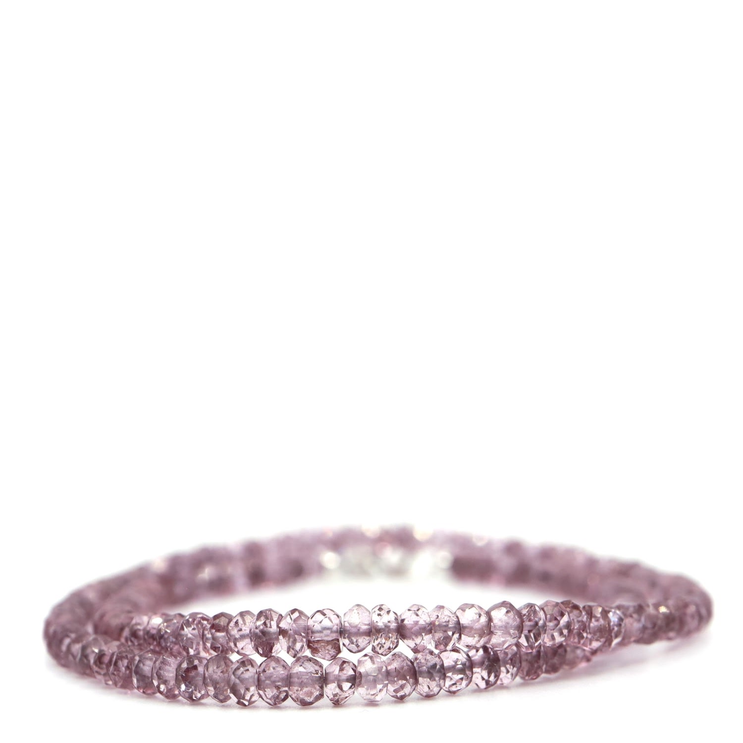 Pink Amethyst Wrap Beaded Bracelet
