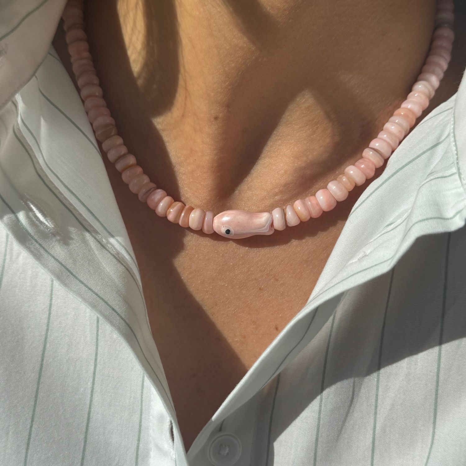 Pink Catch Of The Day Necklace