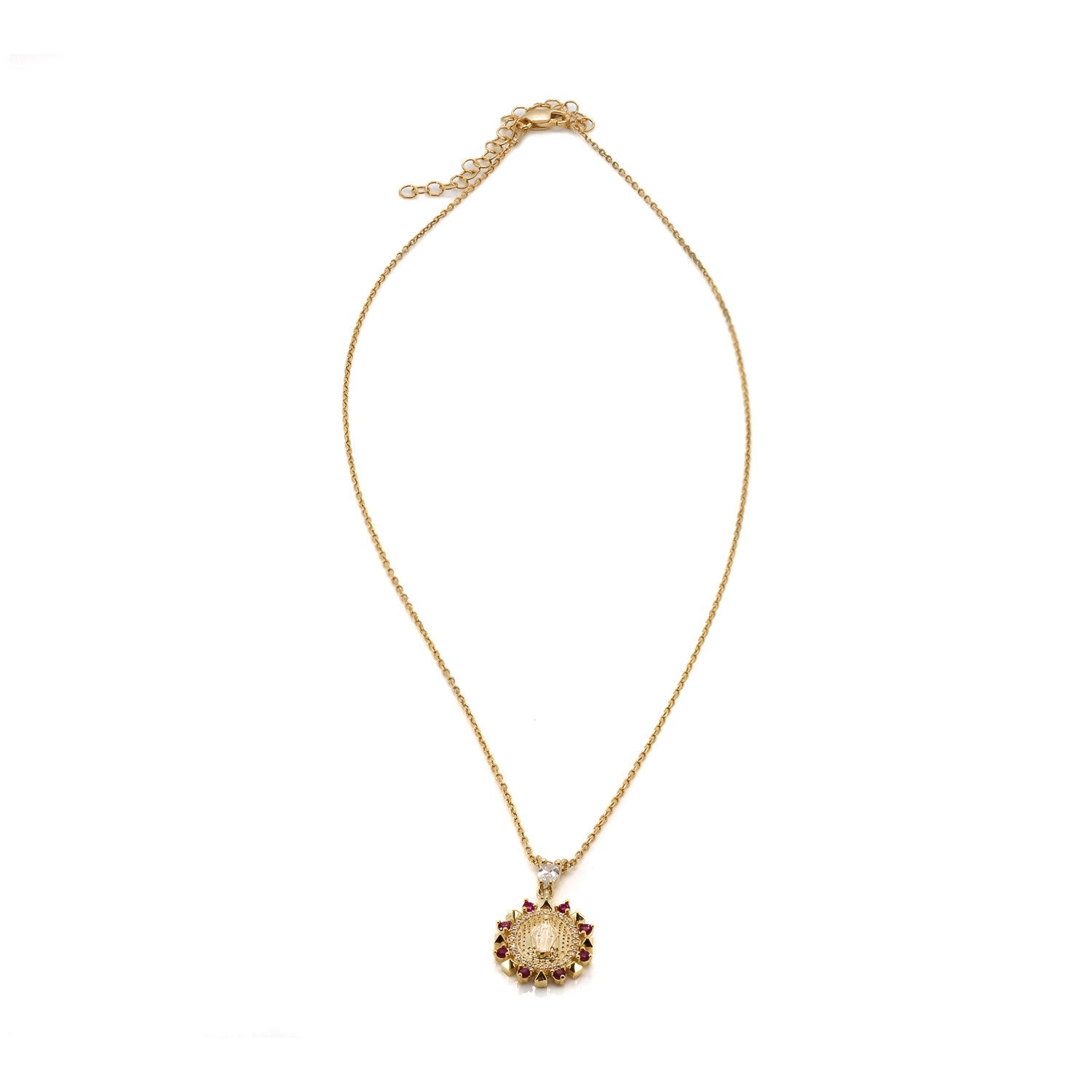 Virgin Mary Pendant Chain Necklace