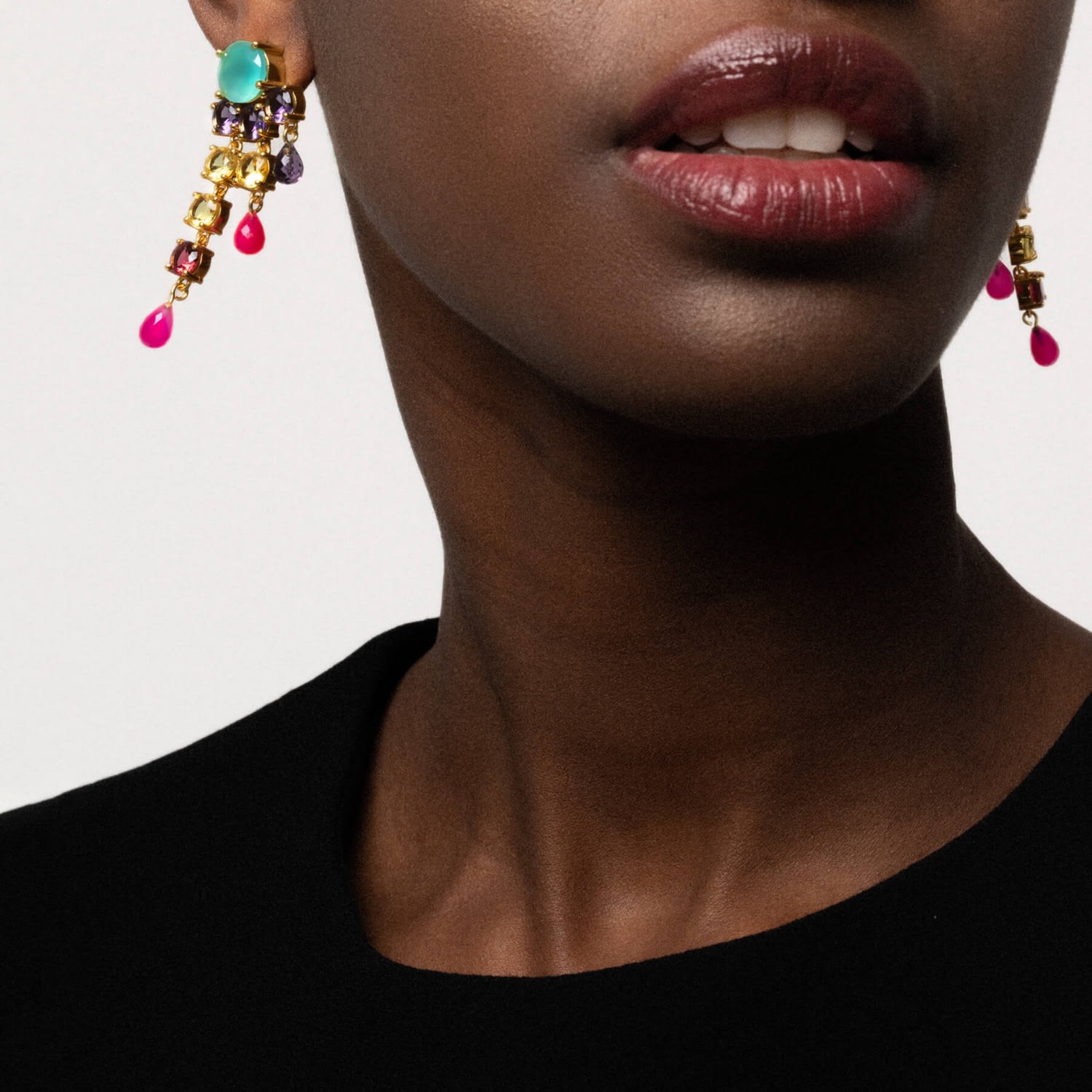 Pink & Purple Adoration Earrings