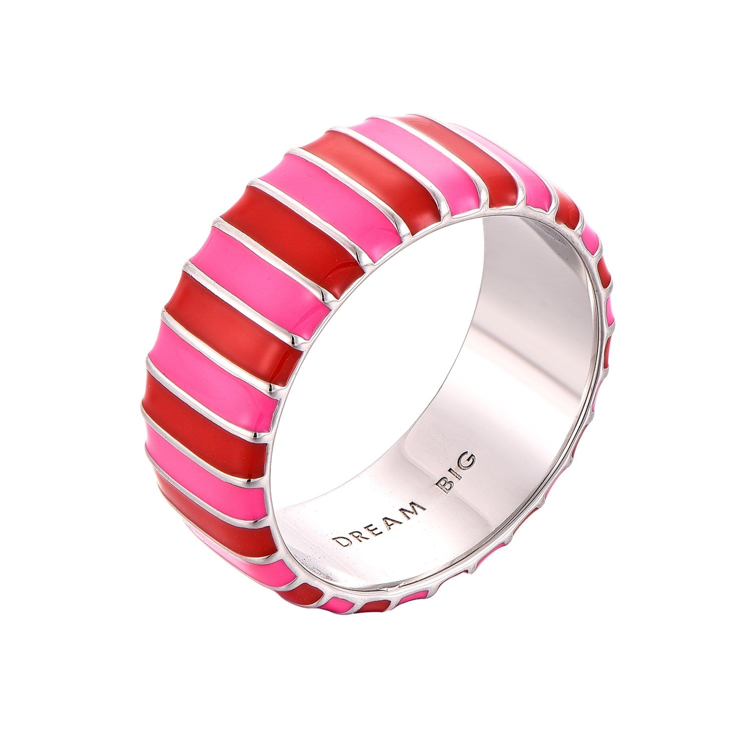 Pink & Red Thick Ring
