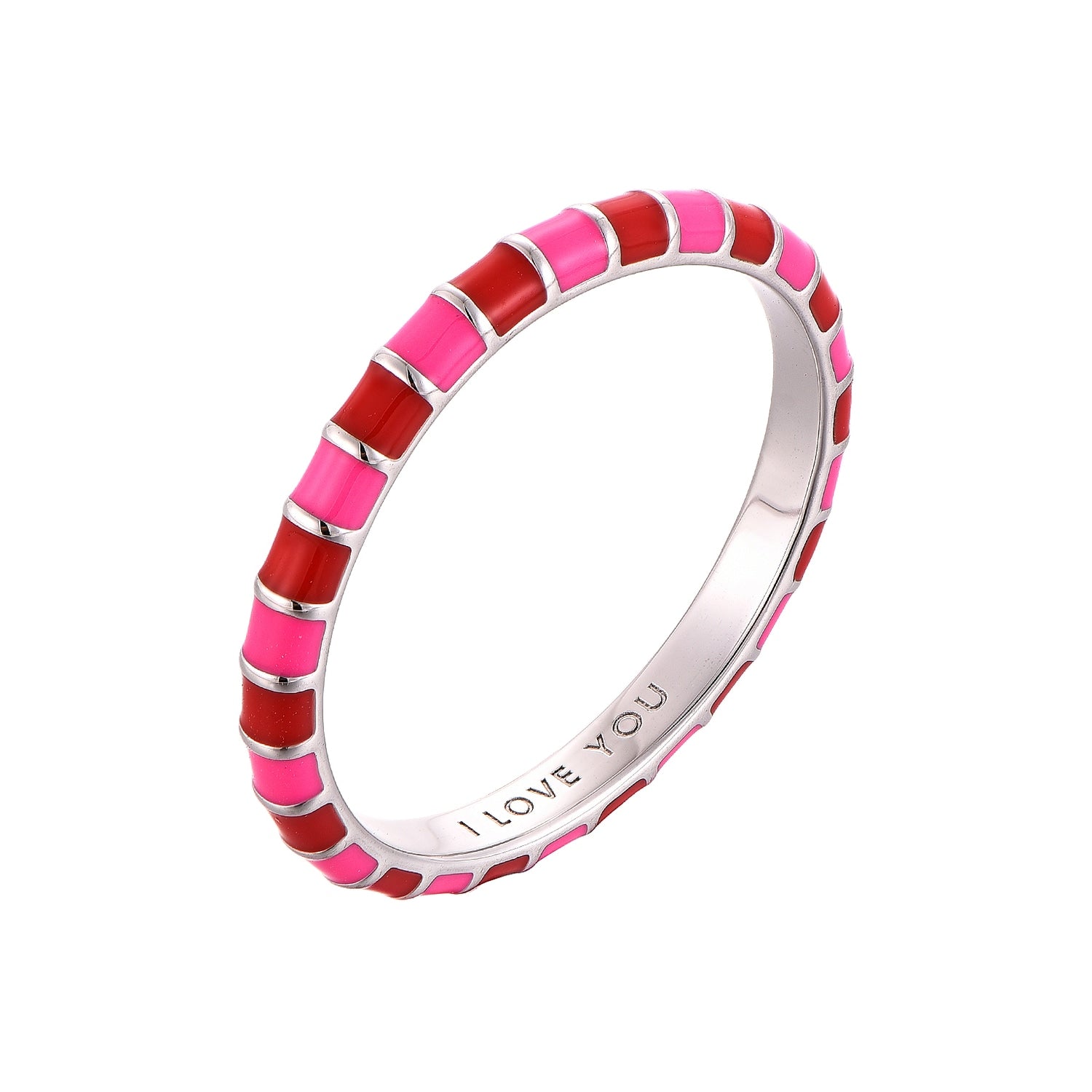 Pink & Red Thin Ring
