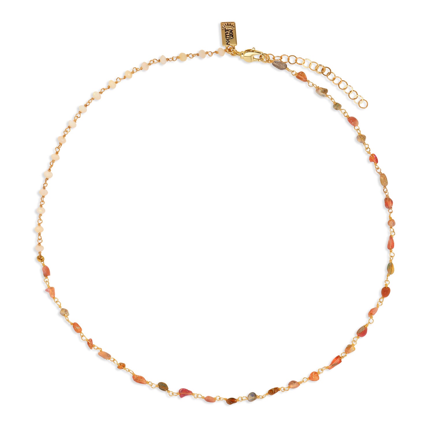 Pink Sand Opal Necklace