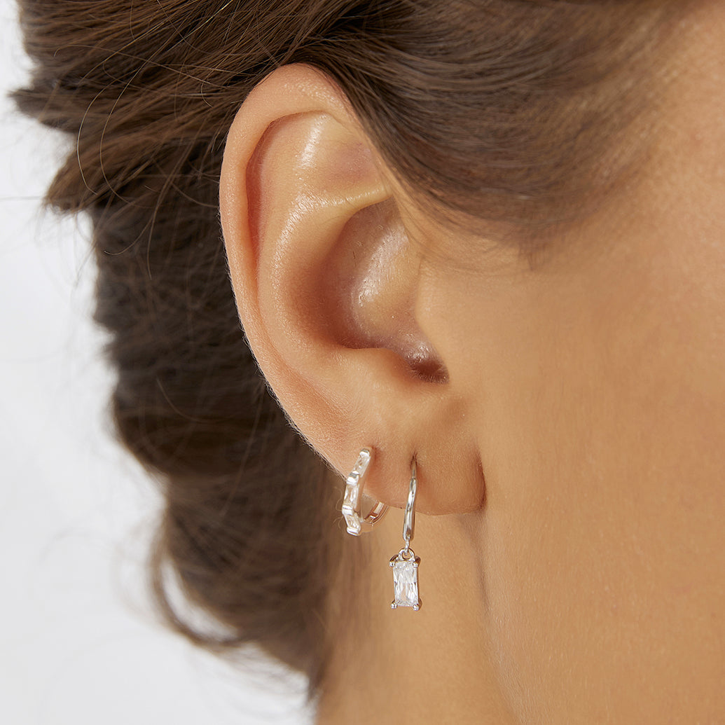 Pip Silver Charm Earrings