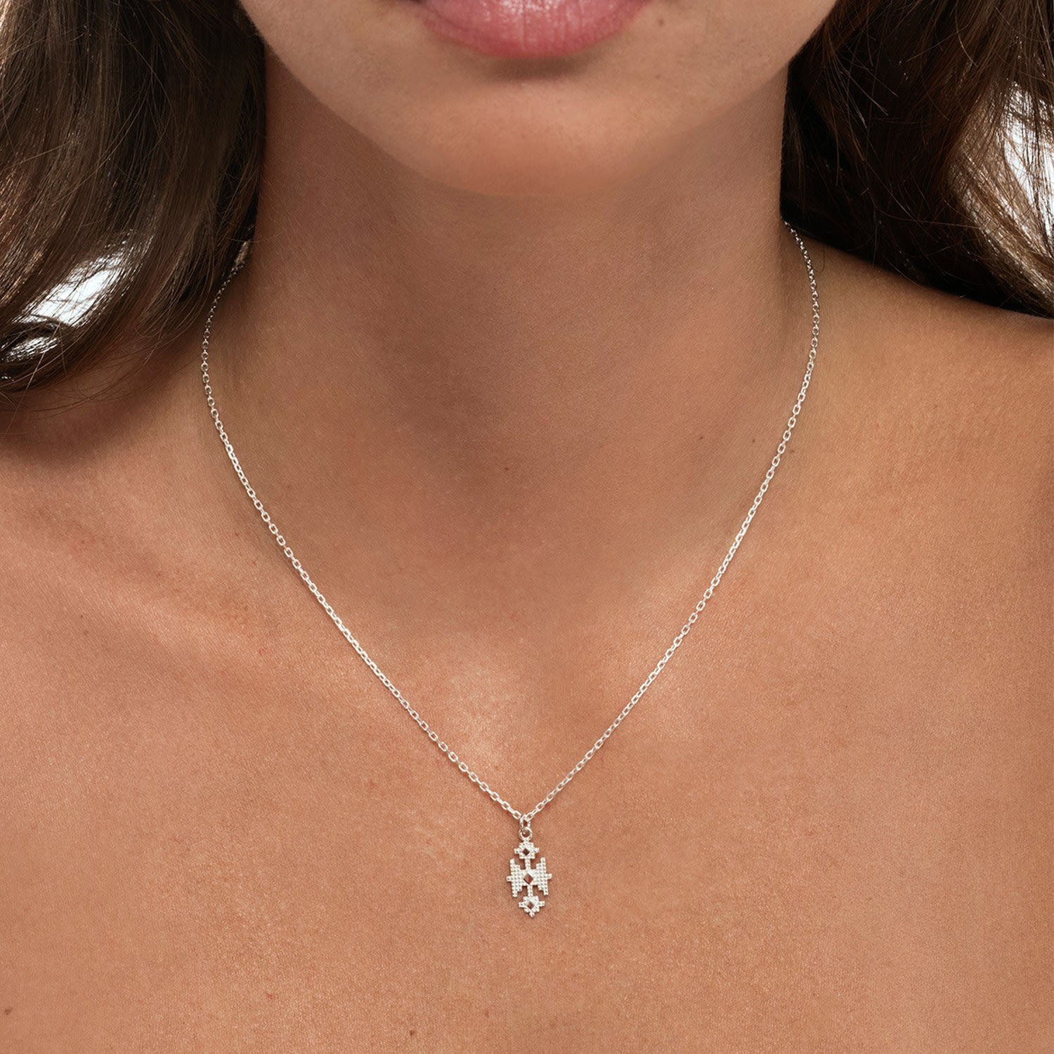 Pisac Necklace Silver