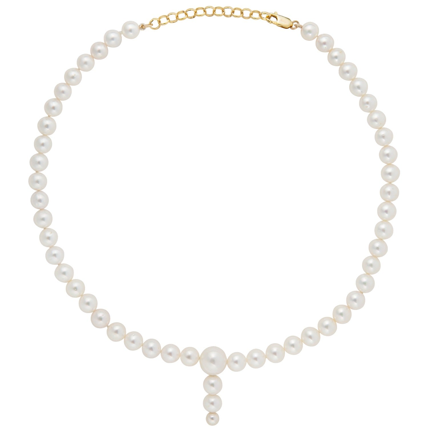 Pluvia Round Pearl Necklace - Short