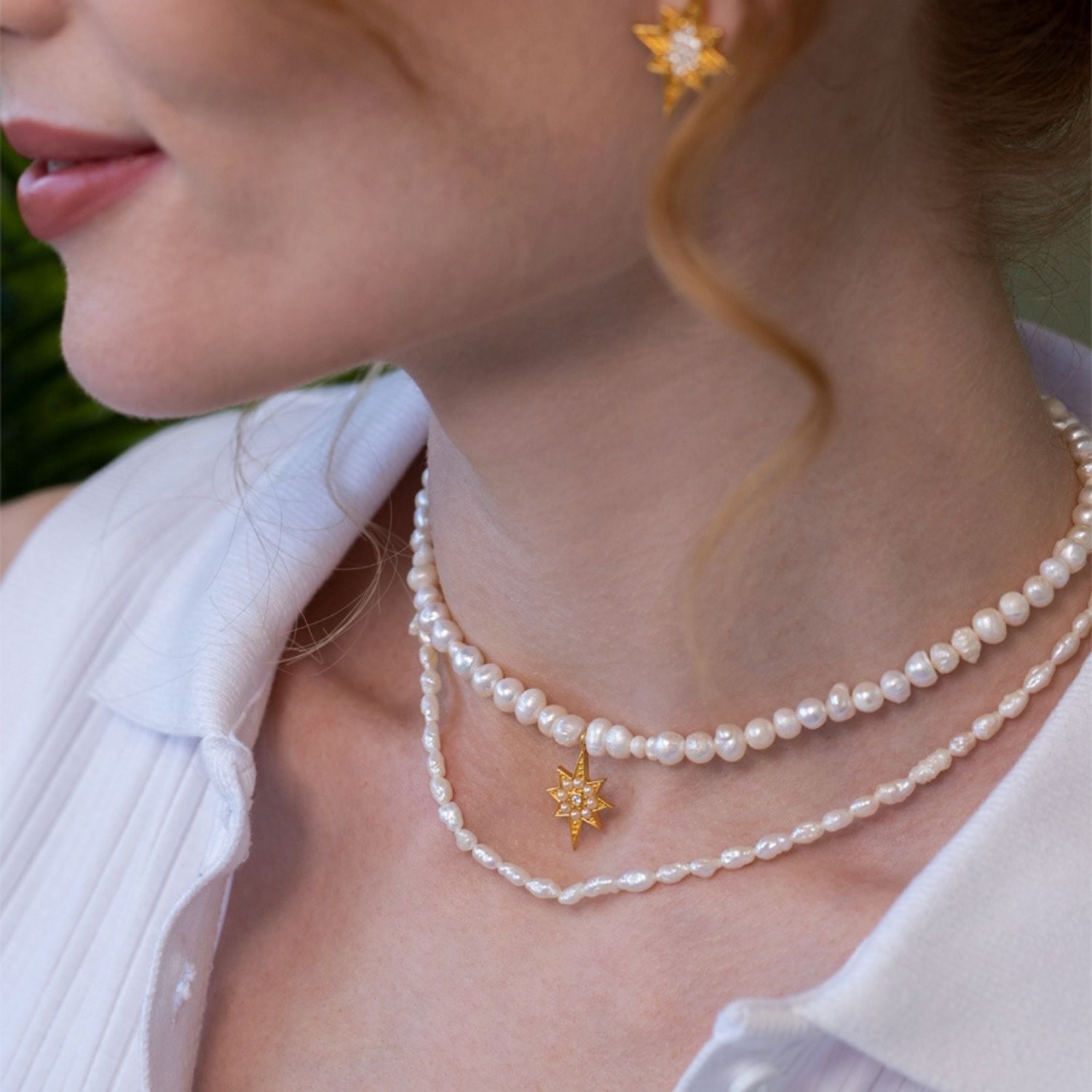 North Star Pearl Necklace