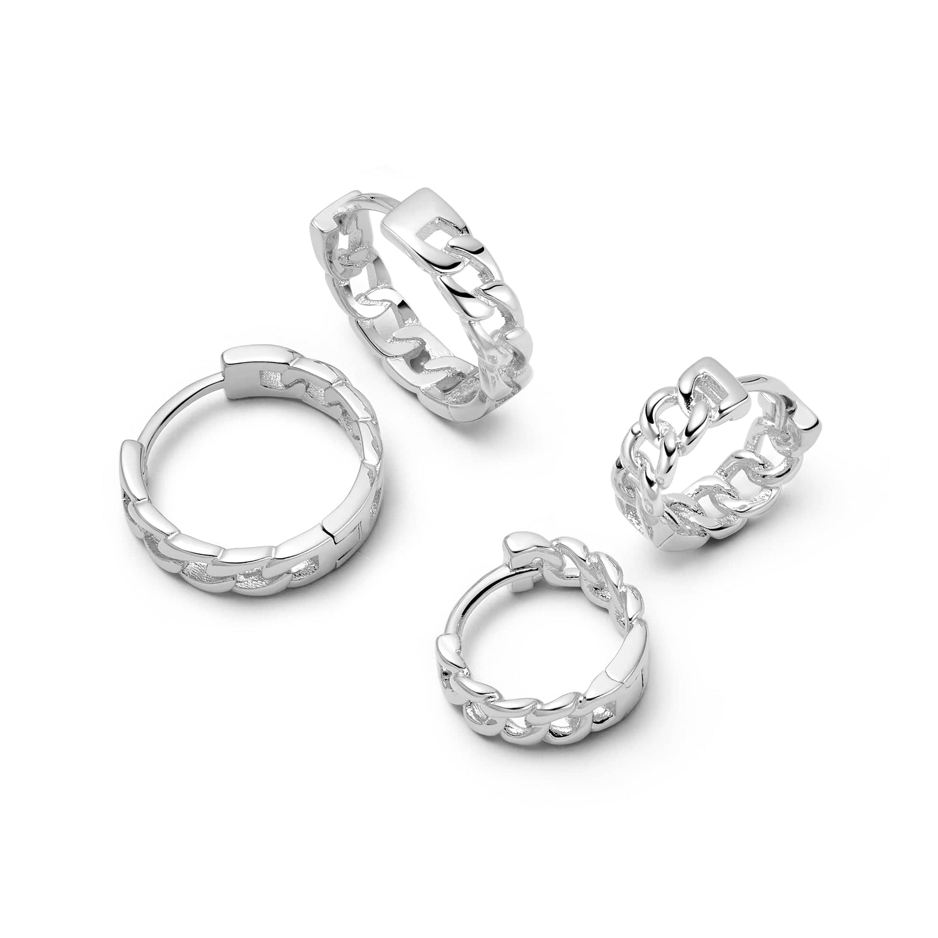 polly-sayer-chain-hoop-earring-stack-sterling-silver-daisy-london